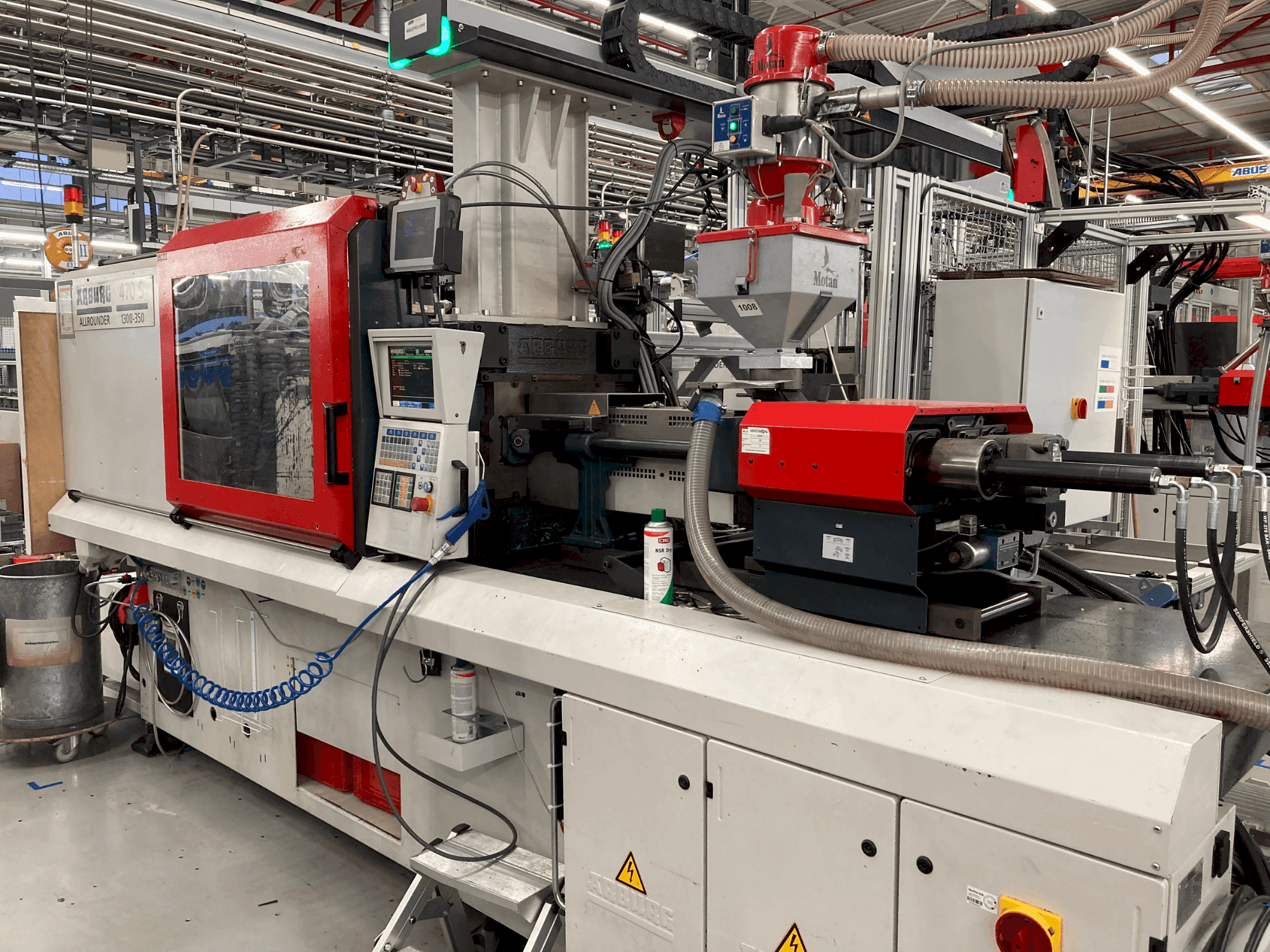 Front view of Arburg Allrounder 470 S 1300-350  machine