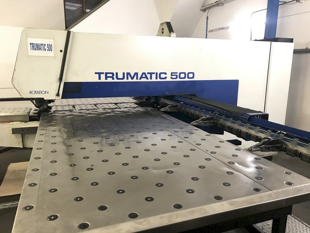 Front view of Trumpf Trumatic 500R  machine