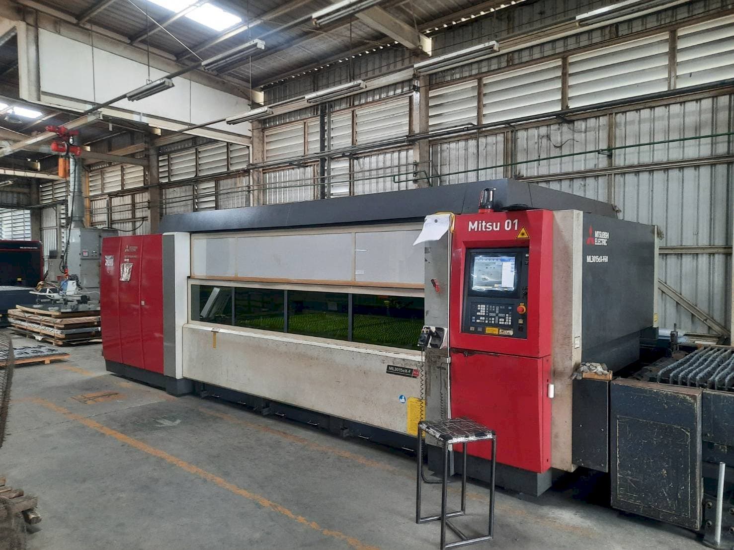 Front view of Mitsubishi ML3015eX F60  machine