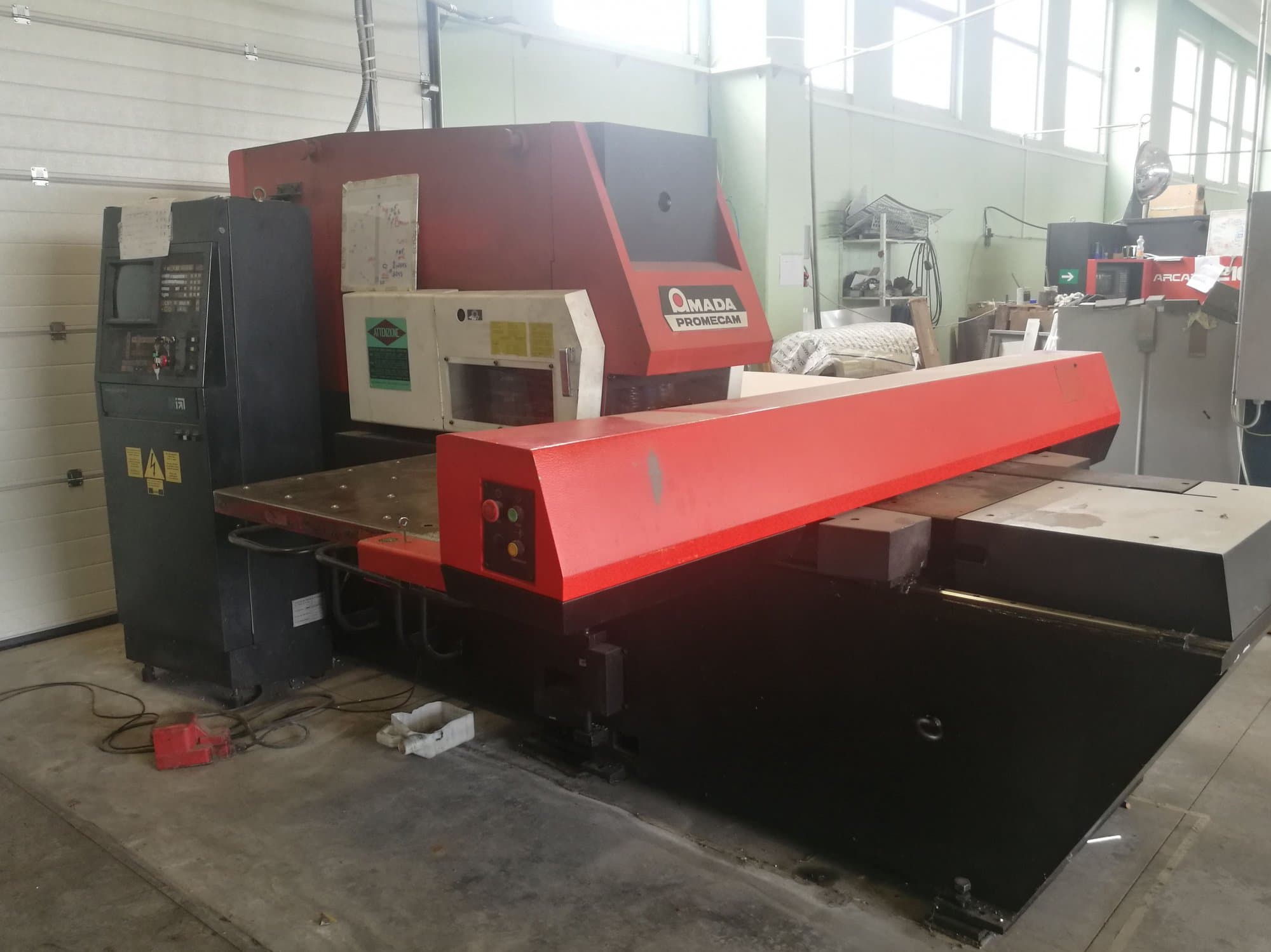 Left view of AMADA ARIES 245 Machine