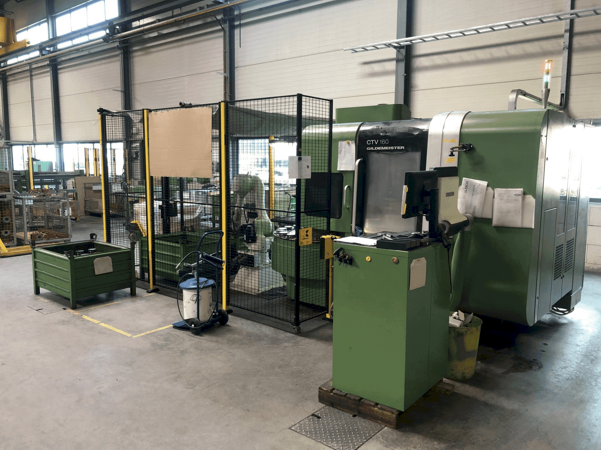 Front view of DMG Gildemeister CTV 160  machine