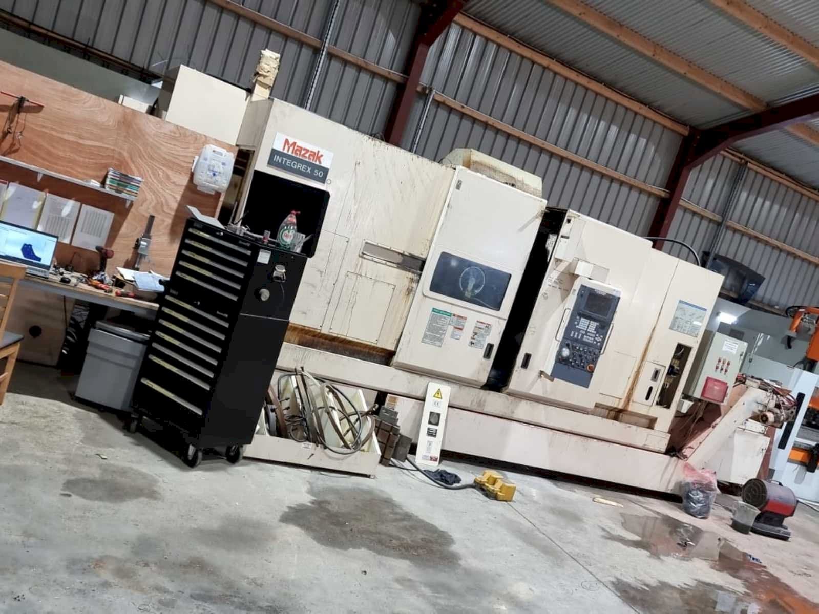 Front view of Mazak Integrex 50YR-1500U  machine