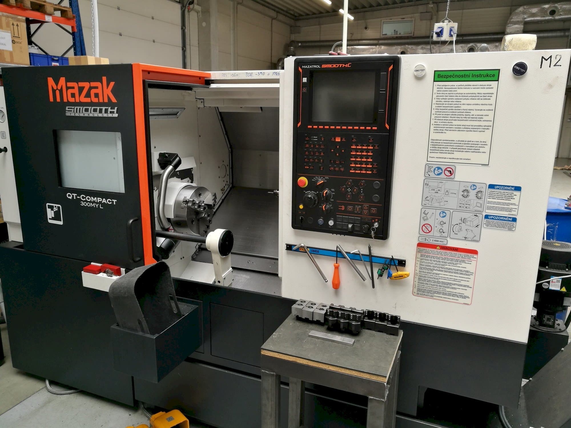 Front view of Mazak Quick Turn Compact 300MY L  machine