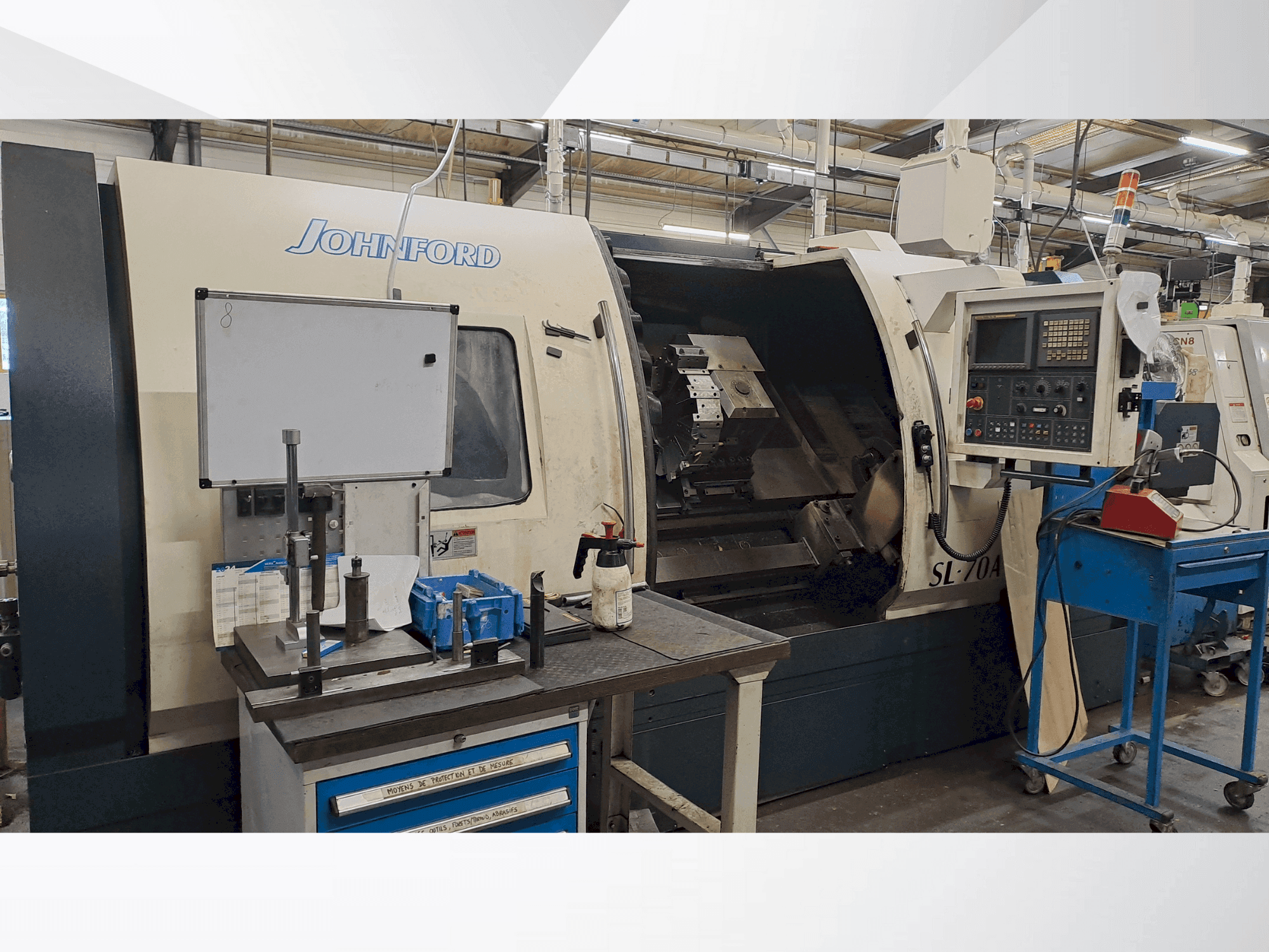 Front view of Johnford SL-70A  machine