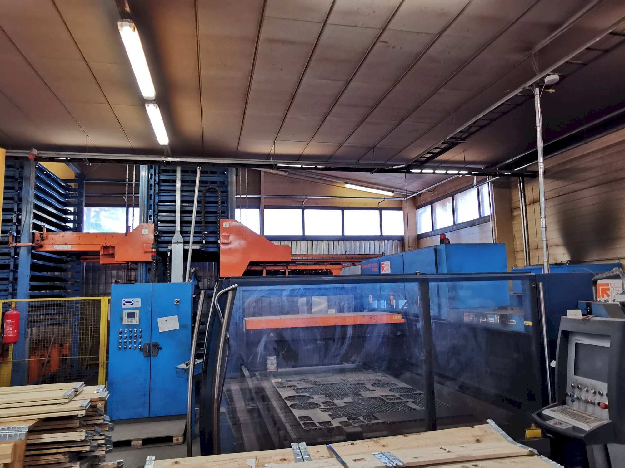 Front view of Prima Industrie Platino 1530  machine