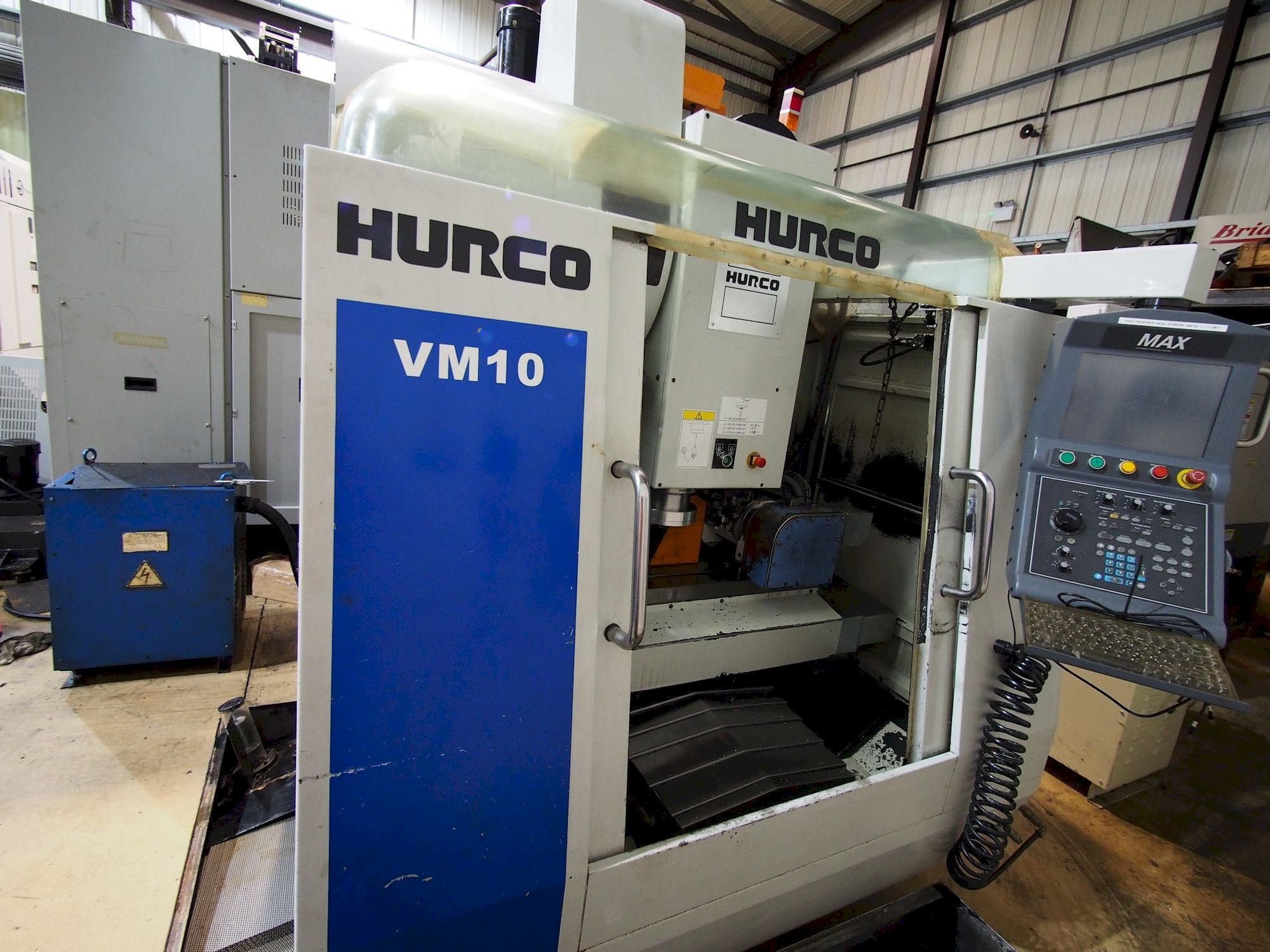 Front view of Hurco VM10  machine