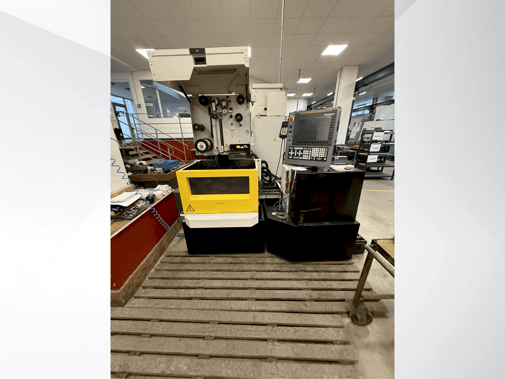 Front view of FANUC Robocut alpha-C400iB  machine