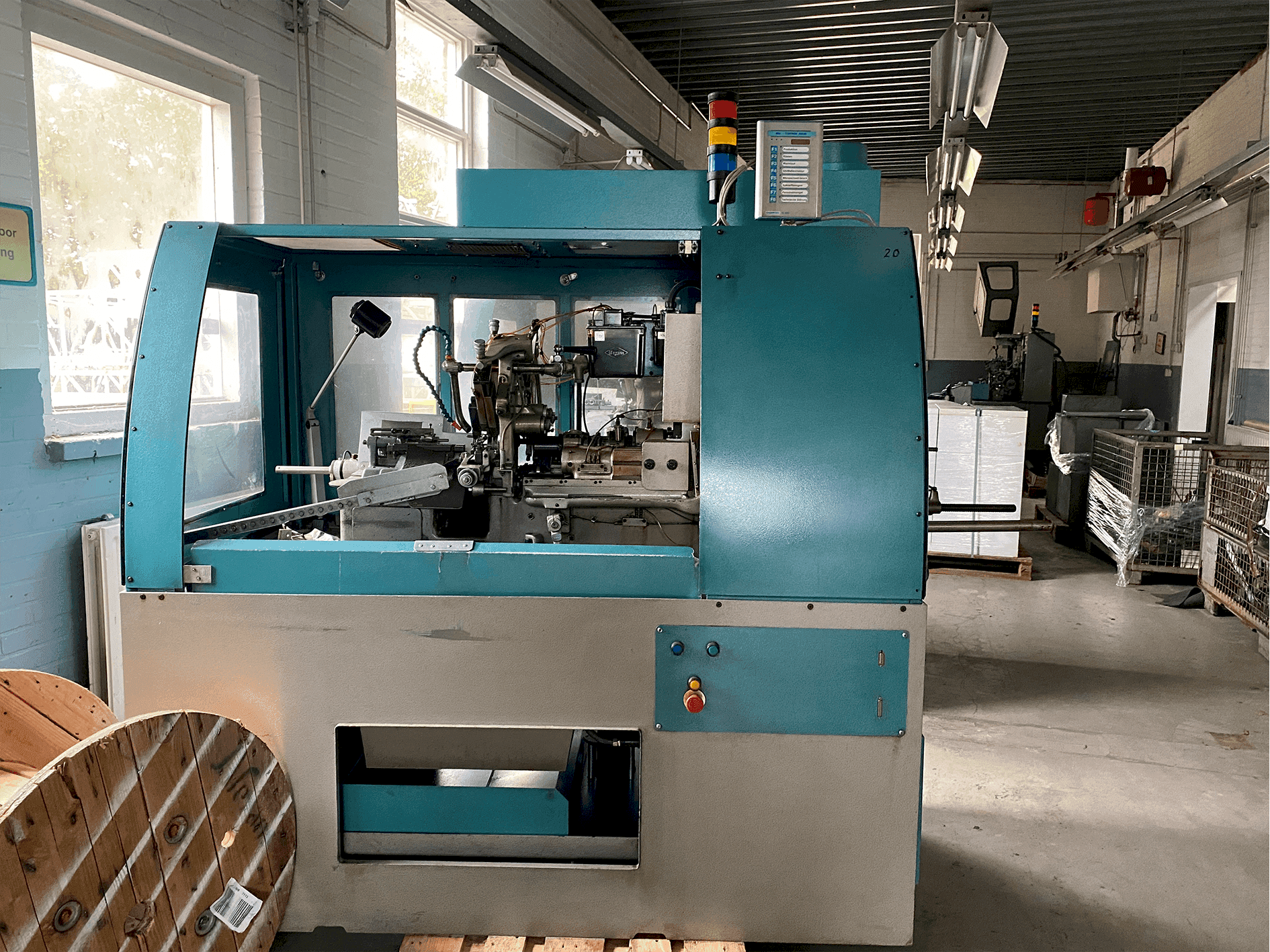 Front view of Tornos-Bechler NAT-125 vario  machine