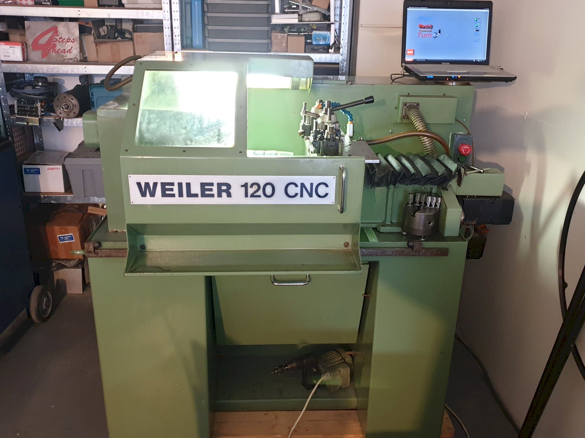 Front view of Weiler 120 CNC Machine