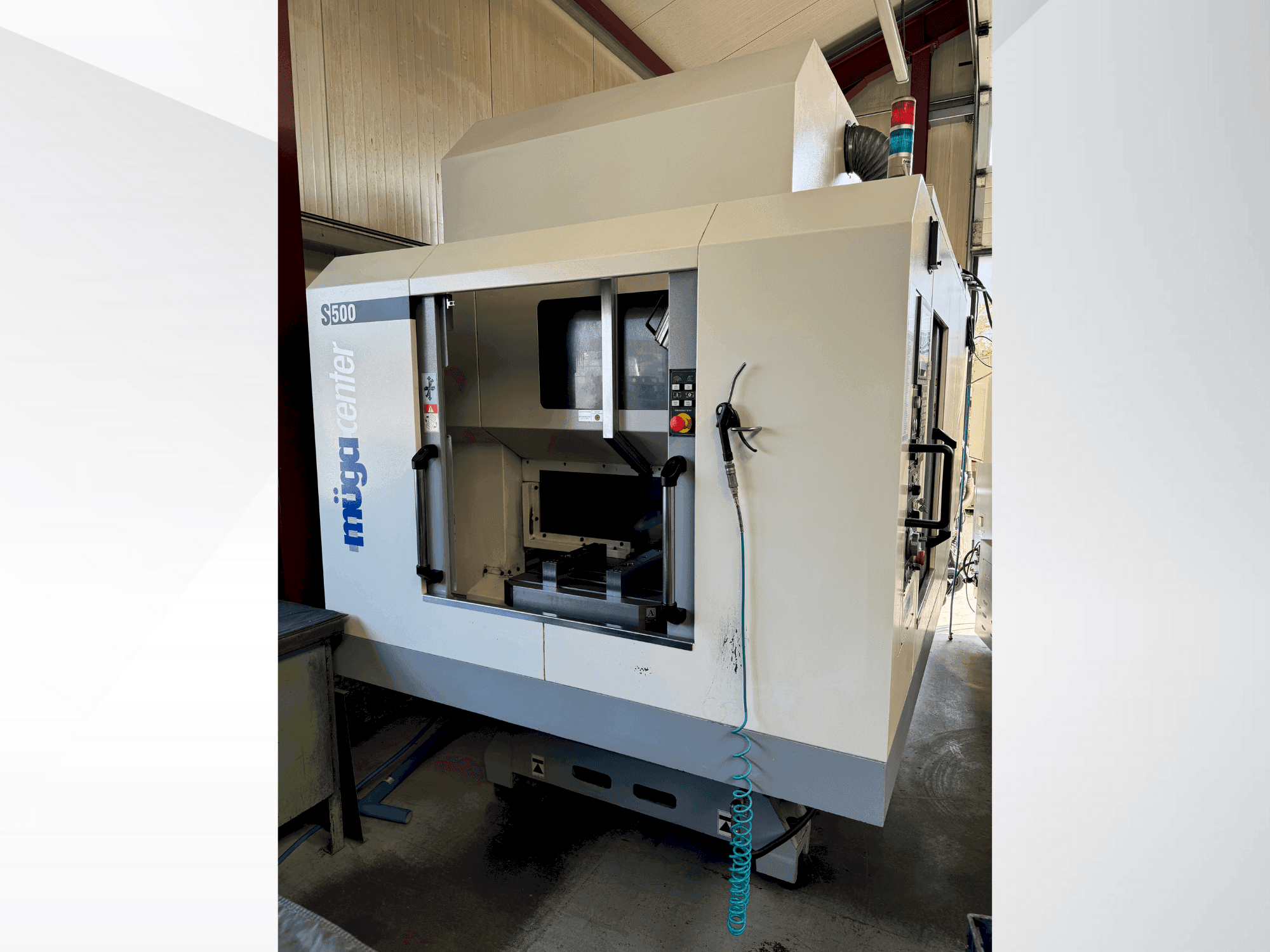 Front view of Muga S500  machine