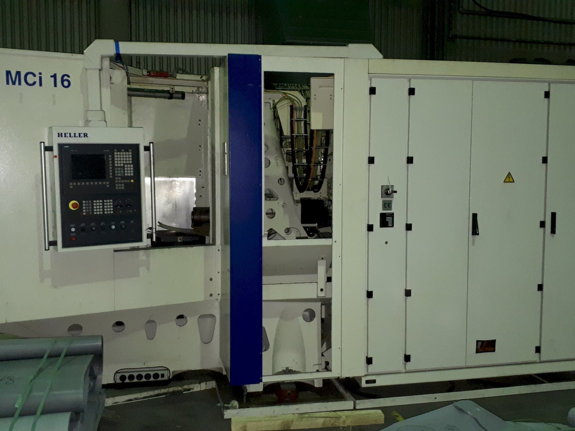 Front view of HELLER MCi 16  machine