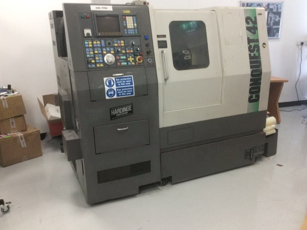 Front view of Hardinge Conquest 42  machine