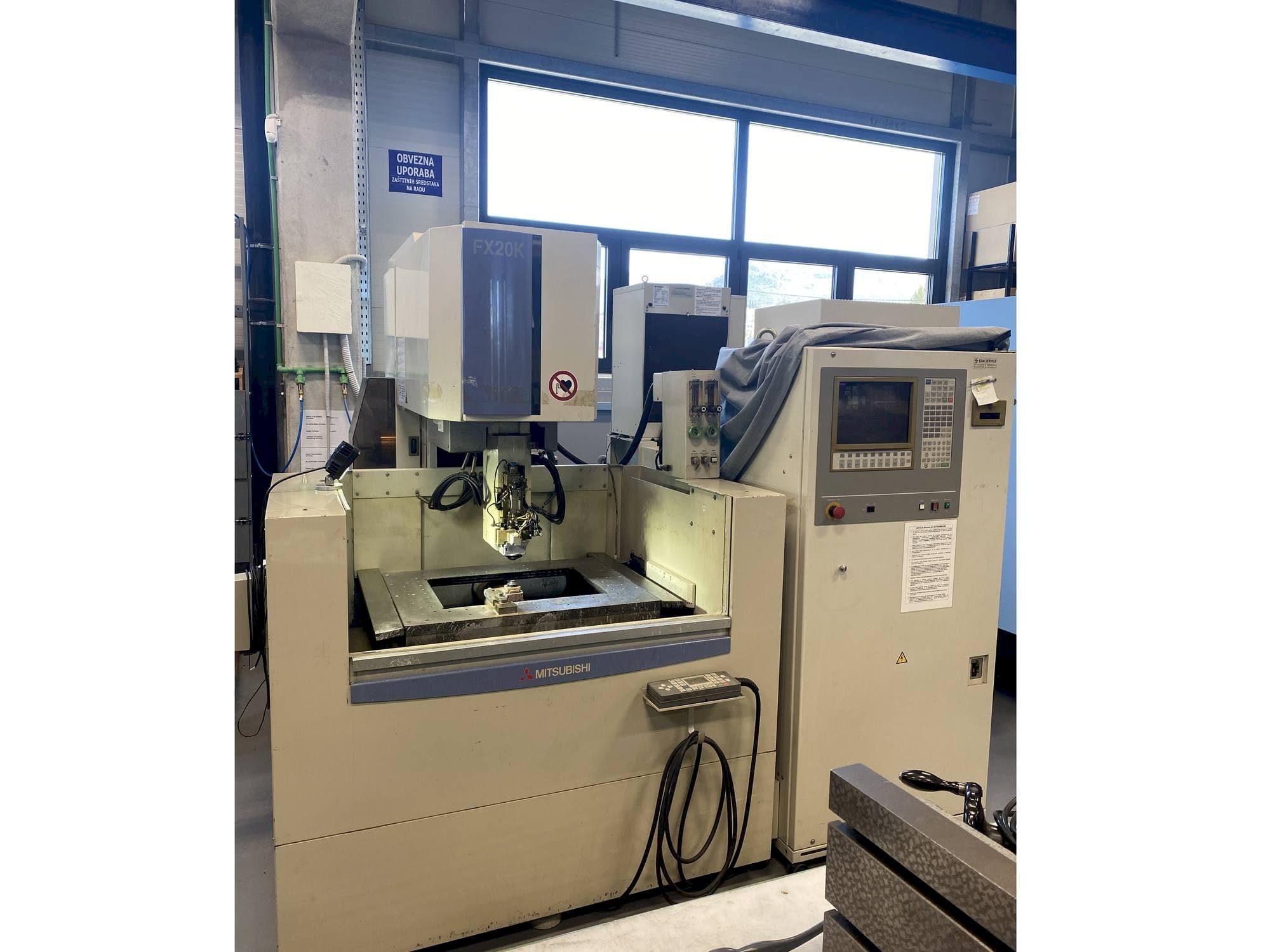 Front view of Mitsubishi FX20K  machine