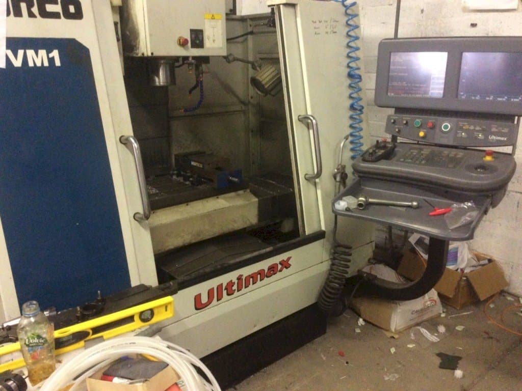 Front view of Hurco VM 1  machine