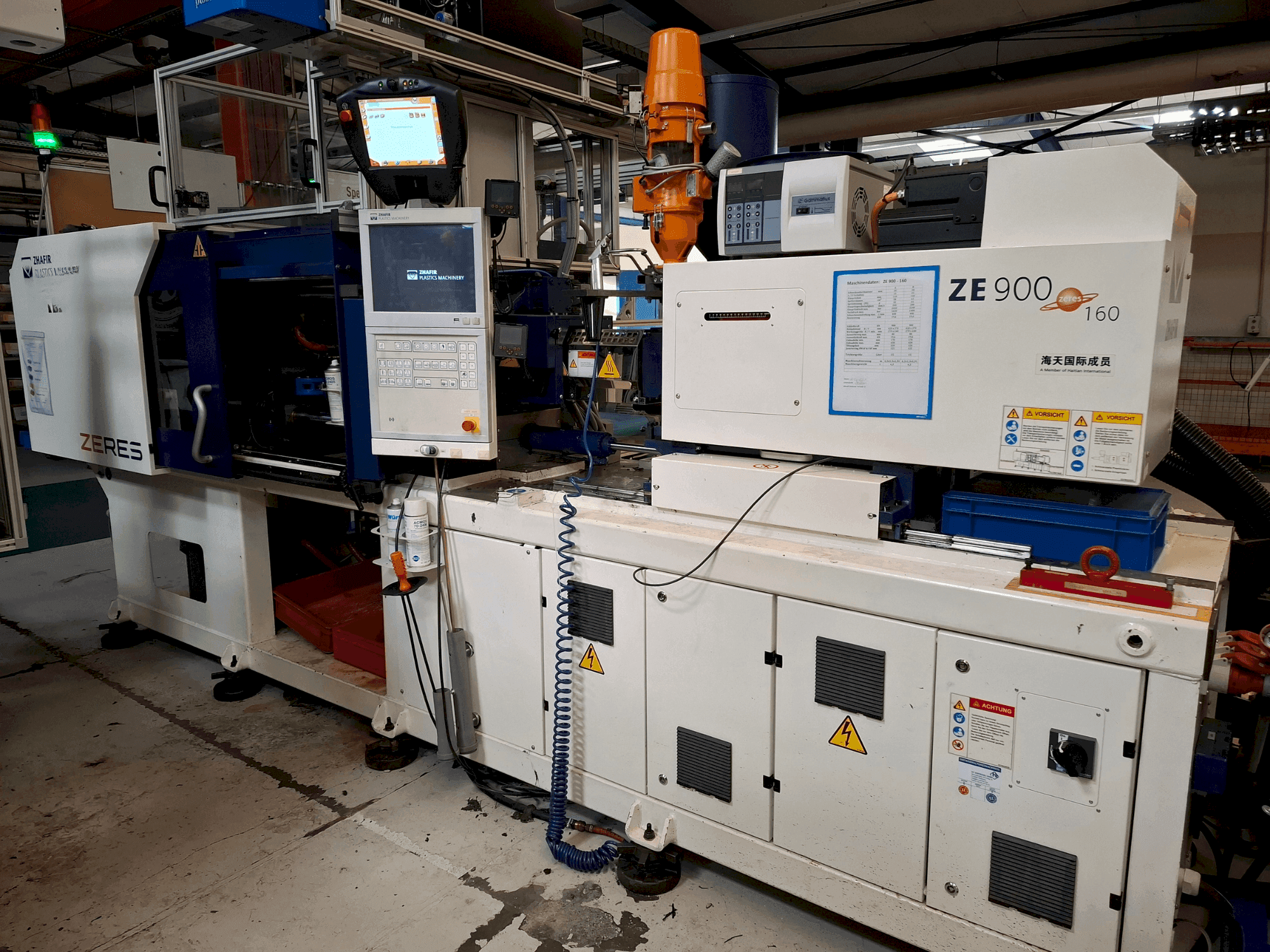 Front view of HAITIAN ZHAFIR Zeres 900/160  machine