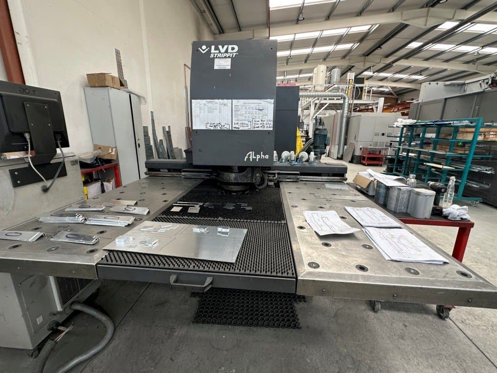 Front view of LVD Alpha 1212TK  machine