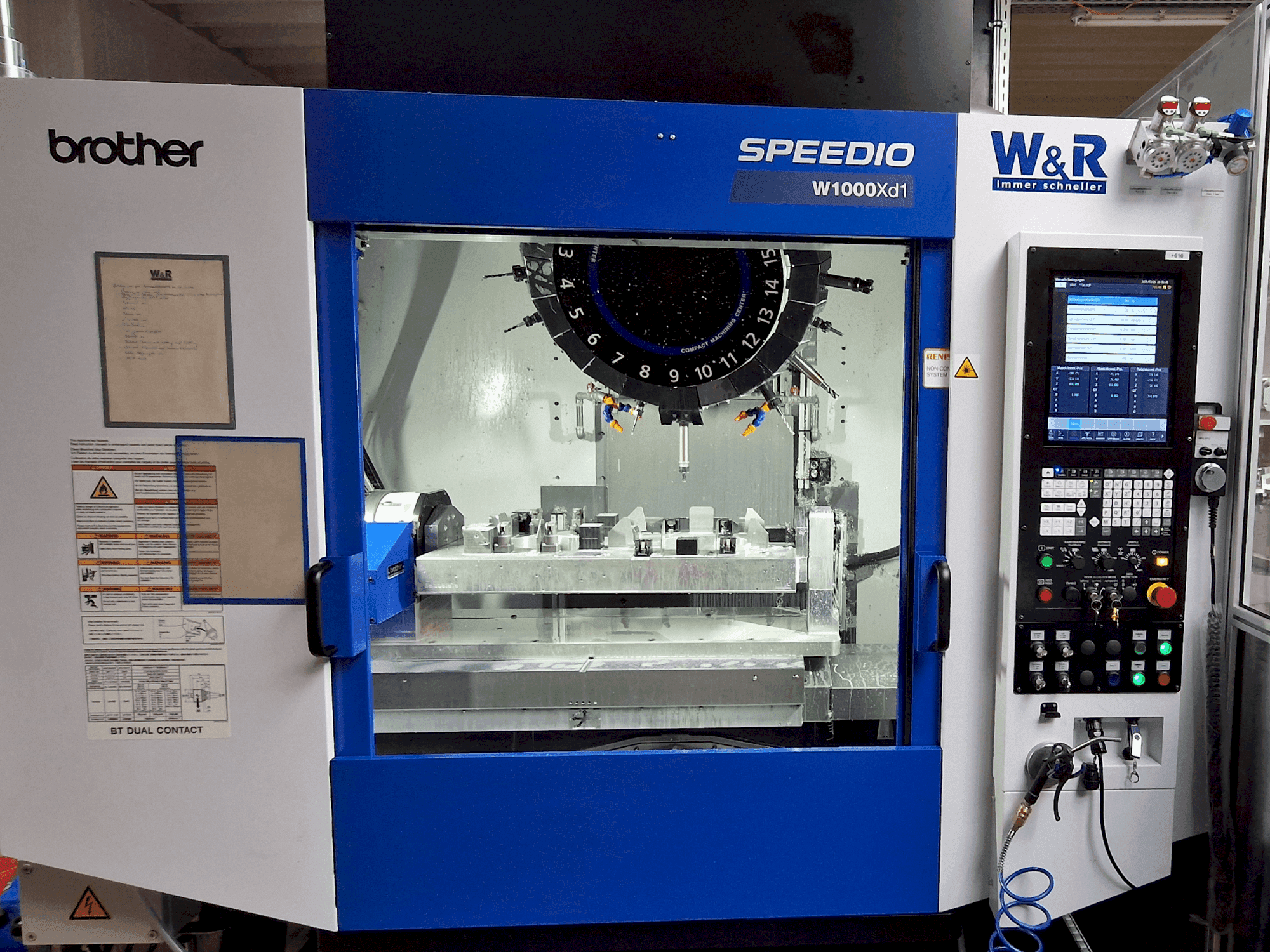 Front view of Brother Speedio W1000Xd1  machine