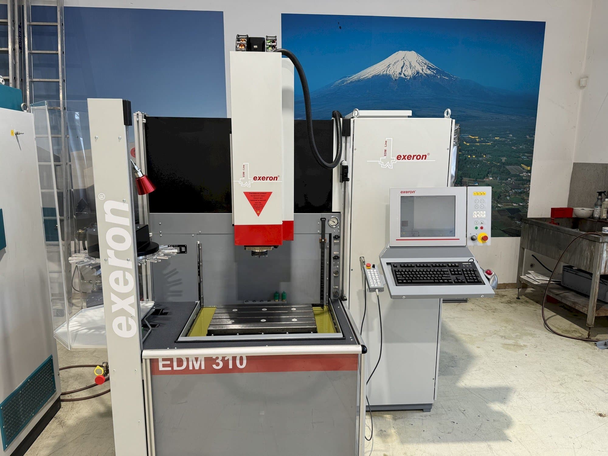 Front view of Exeron EDM 310 MF 20  machine