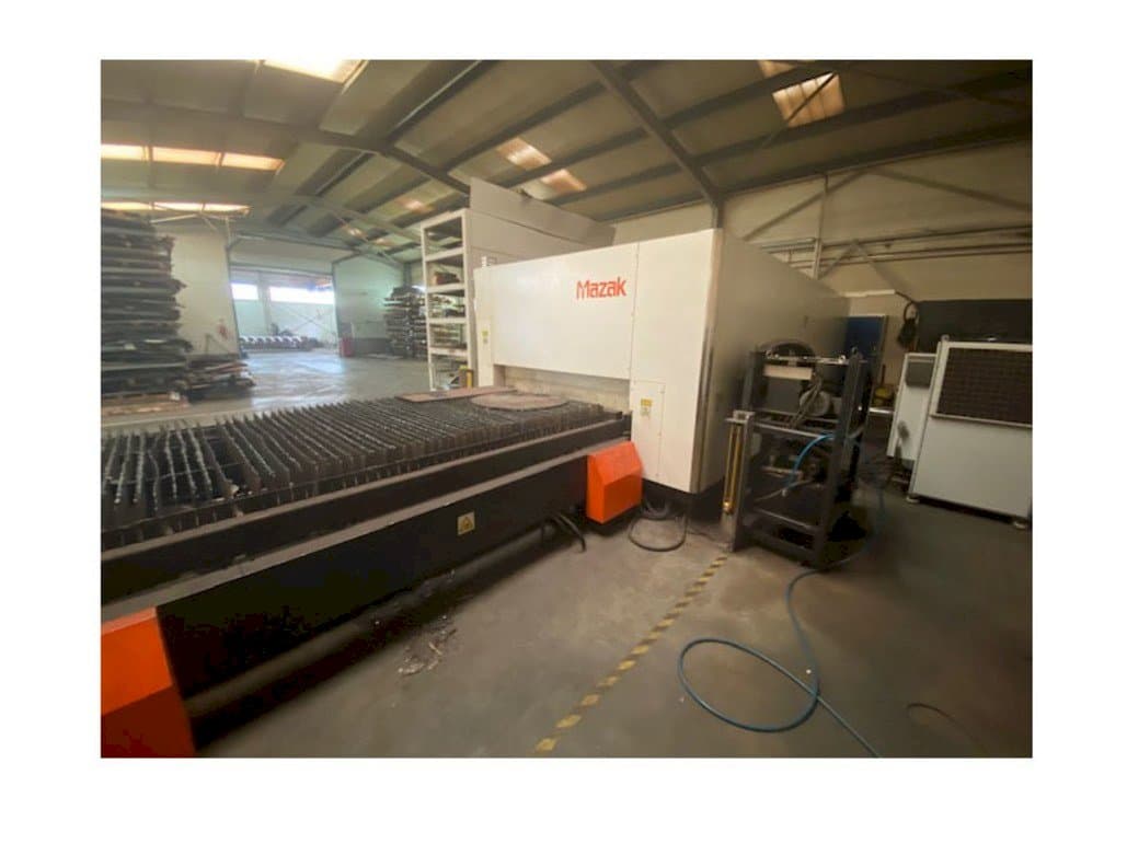 Front view of Mazak Optiplex Nexus 3015  machine