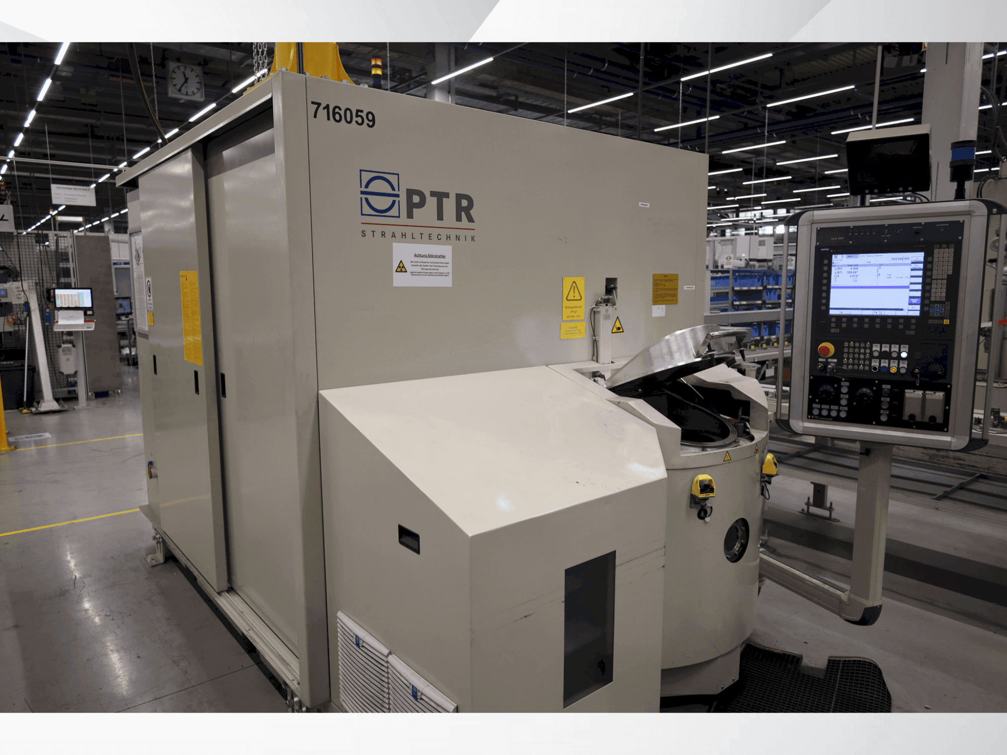 Front view of PTR Strahltechnik EBW PS 4-1 60-6 CH  machine