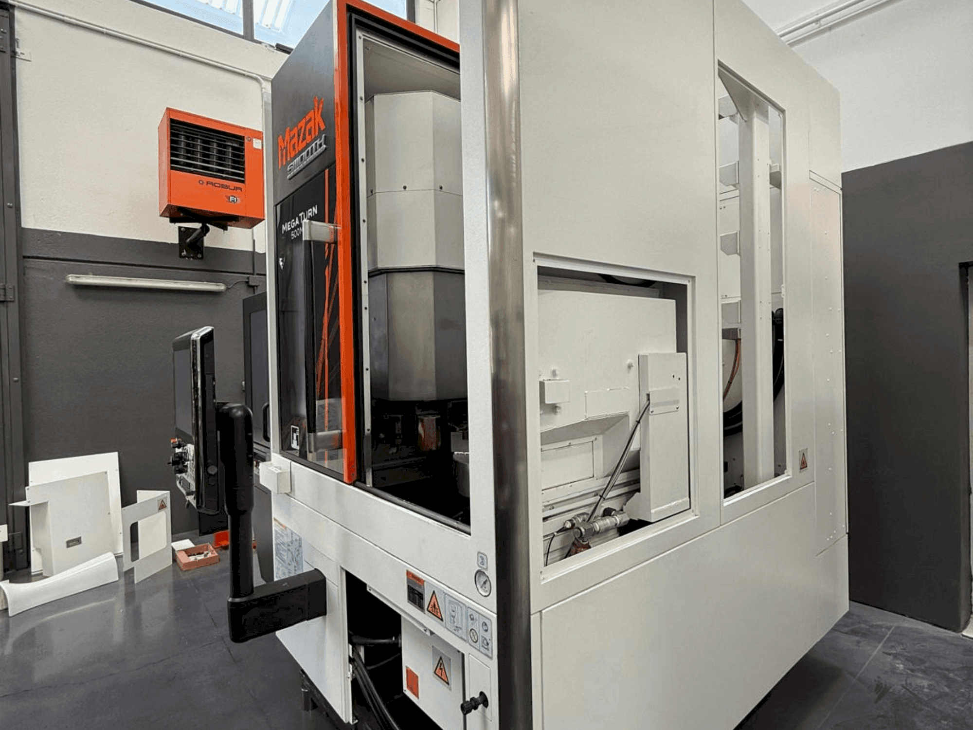 Front view of Mazak Megaturn 500 MS  machine