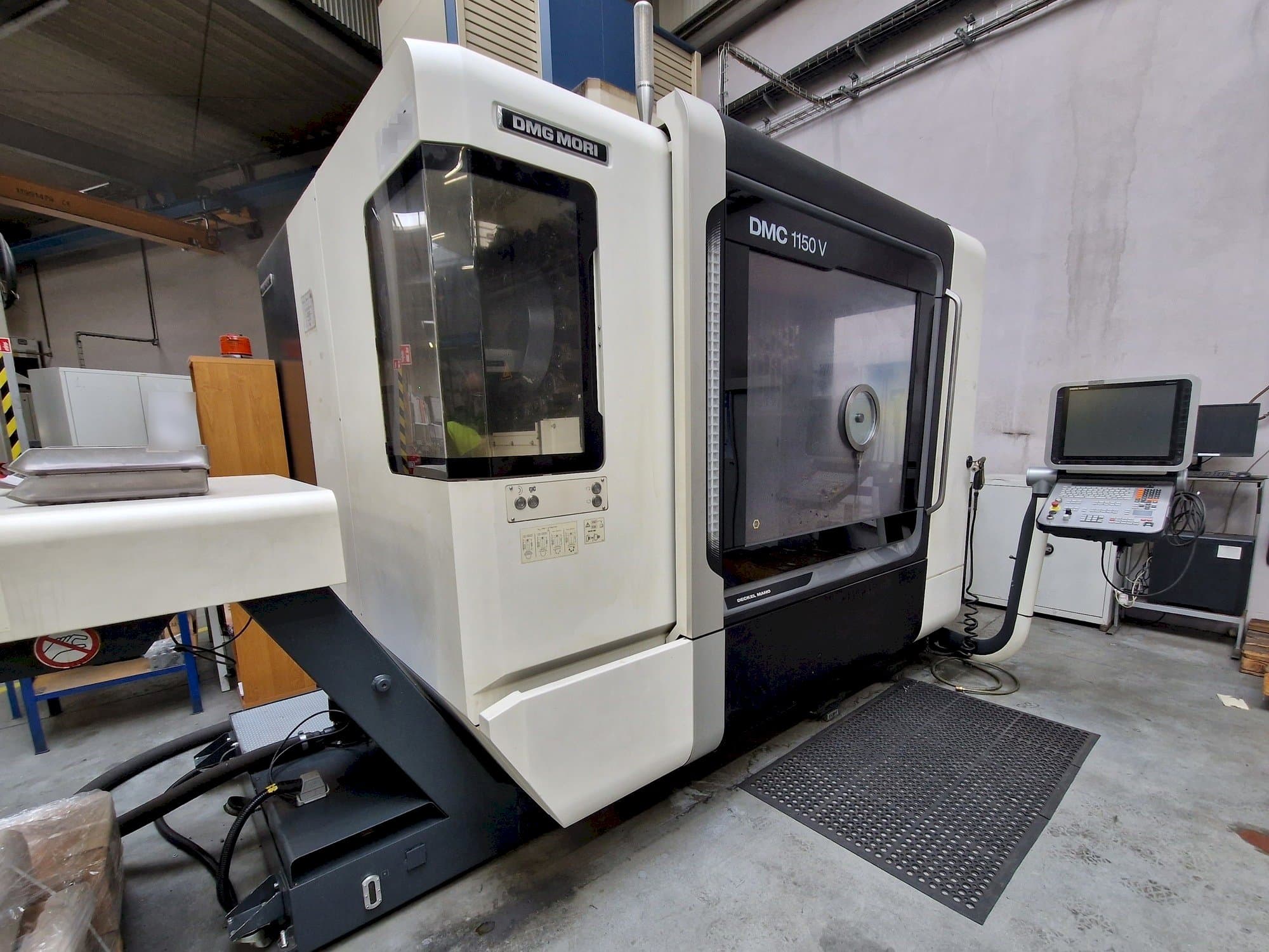 Left side view of DMG MORI DMC 1150 V  machine