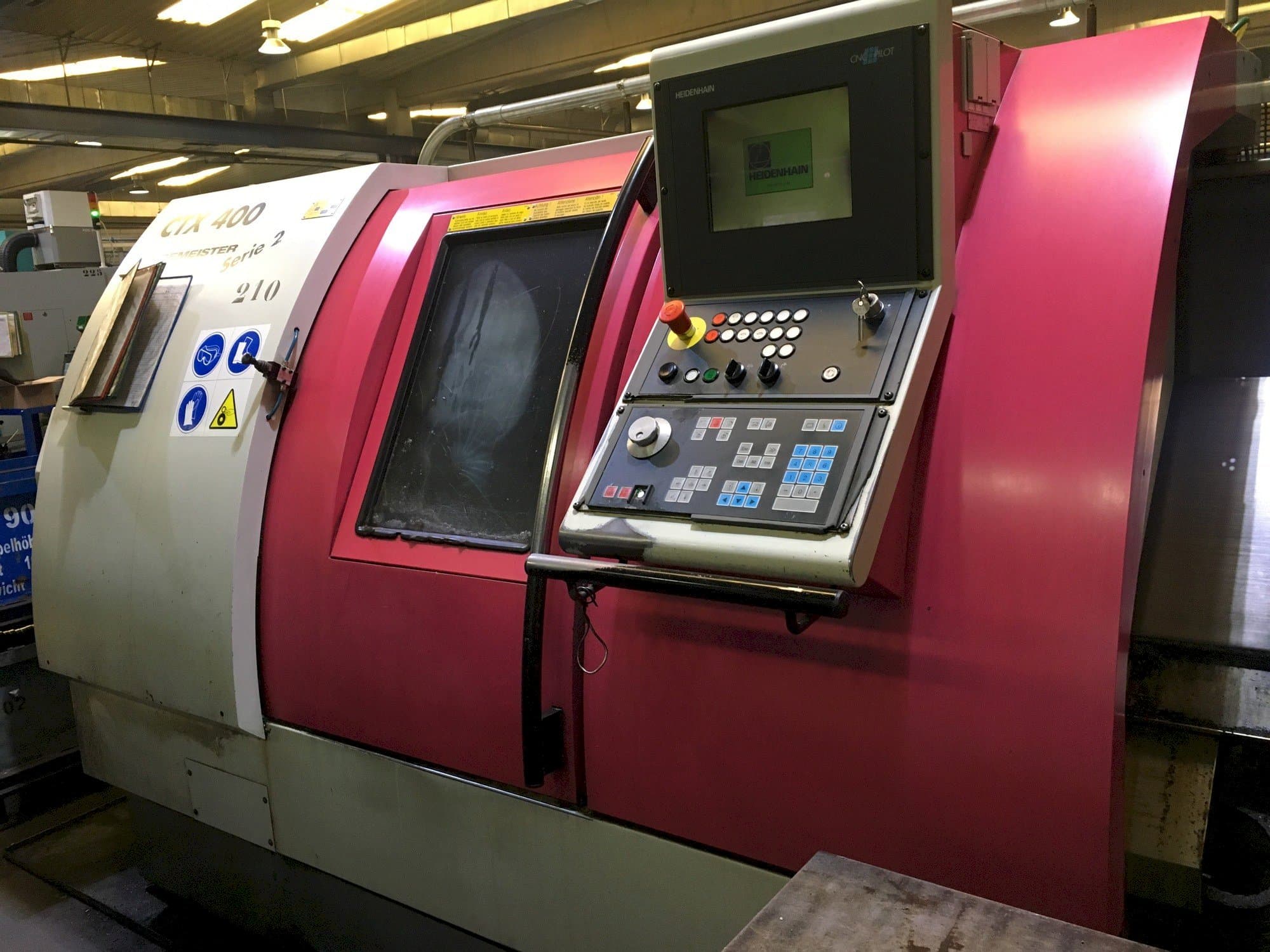 Front view of Gildemeister CTX-400 S2  machine