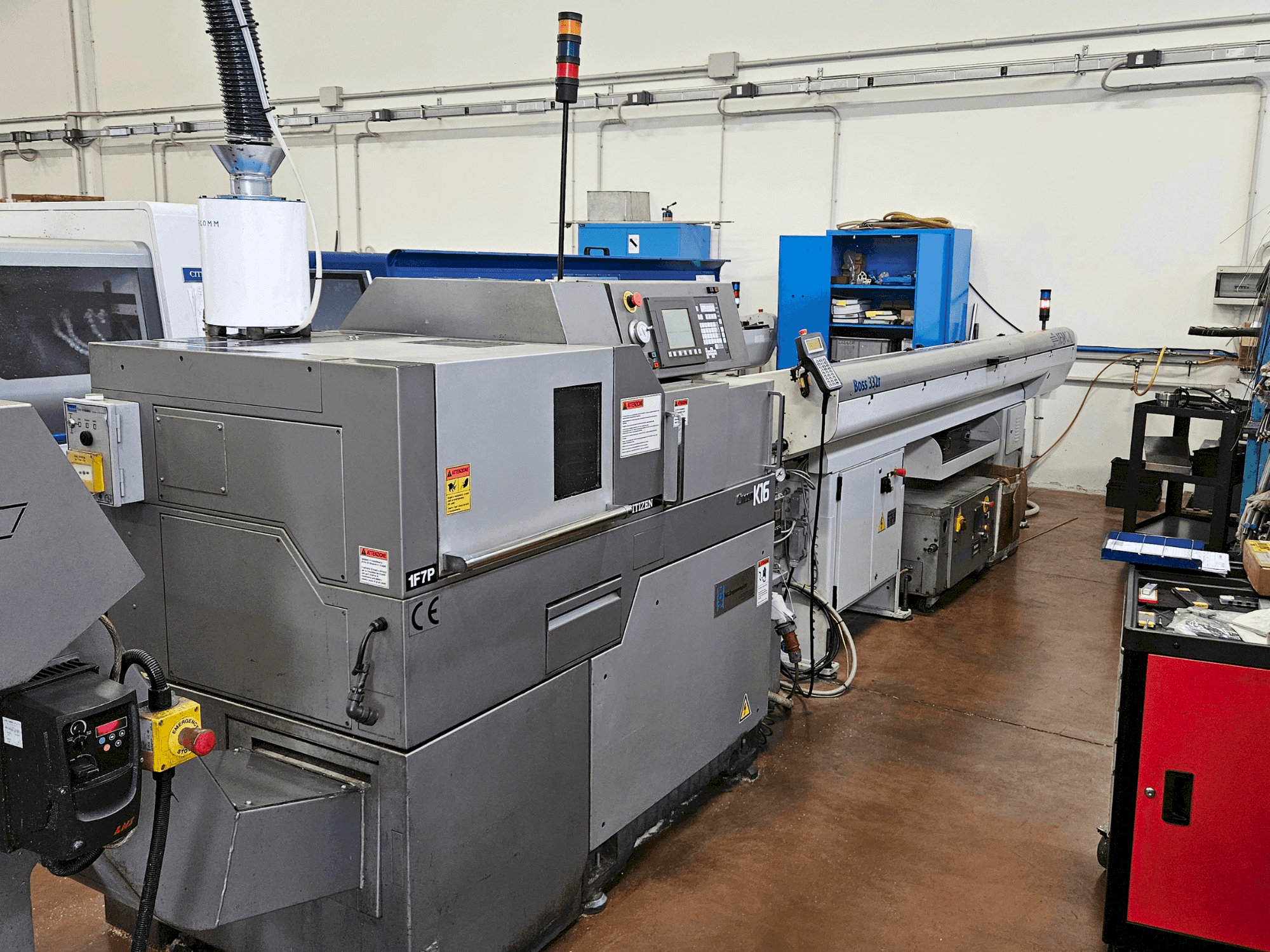 Front view of Citizen Cincom K16 VII  machine