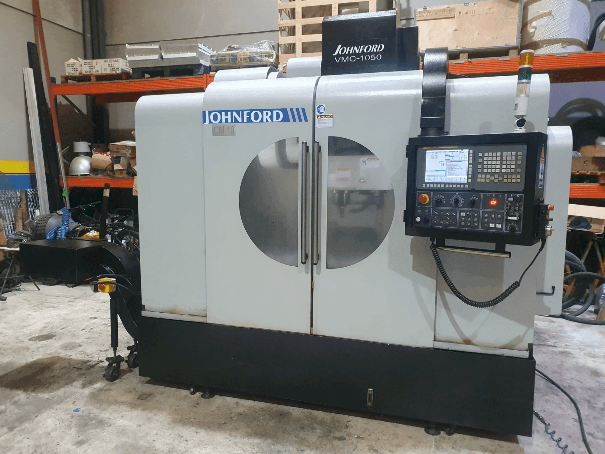 Front view of Johnford VMC-1050  machine