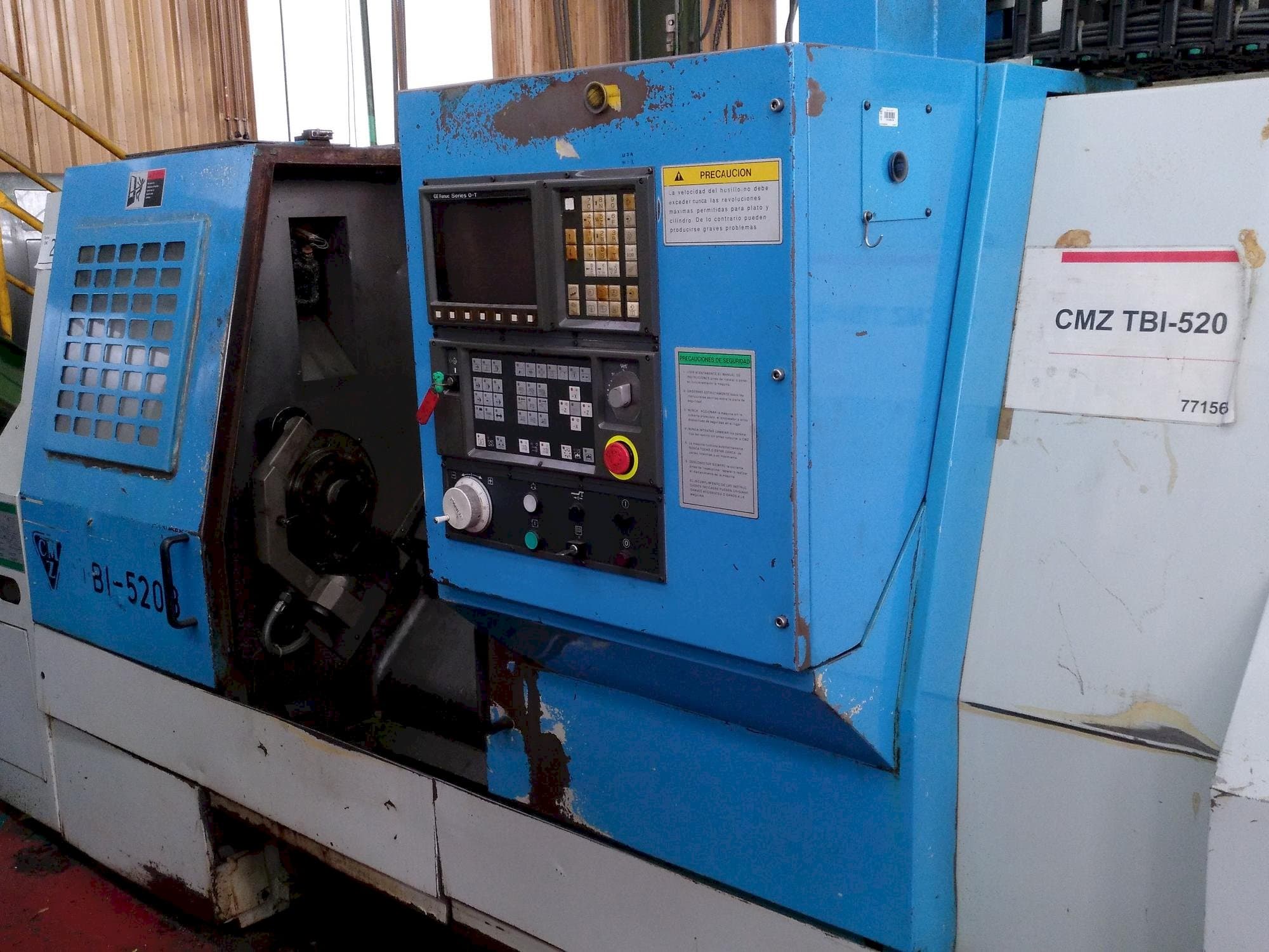 Front view of CMZ TBI 520  machine