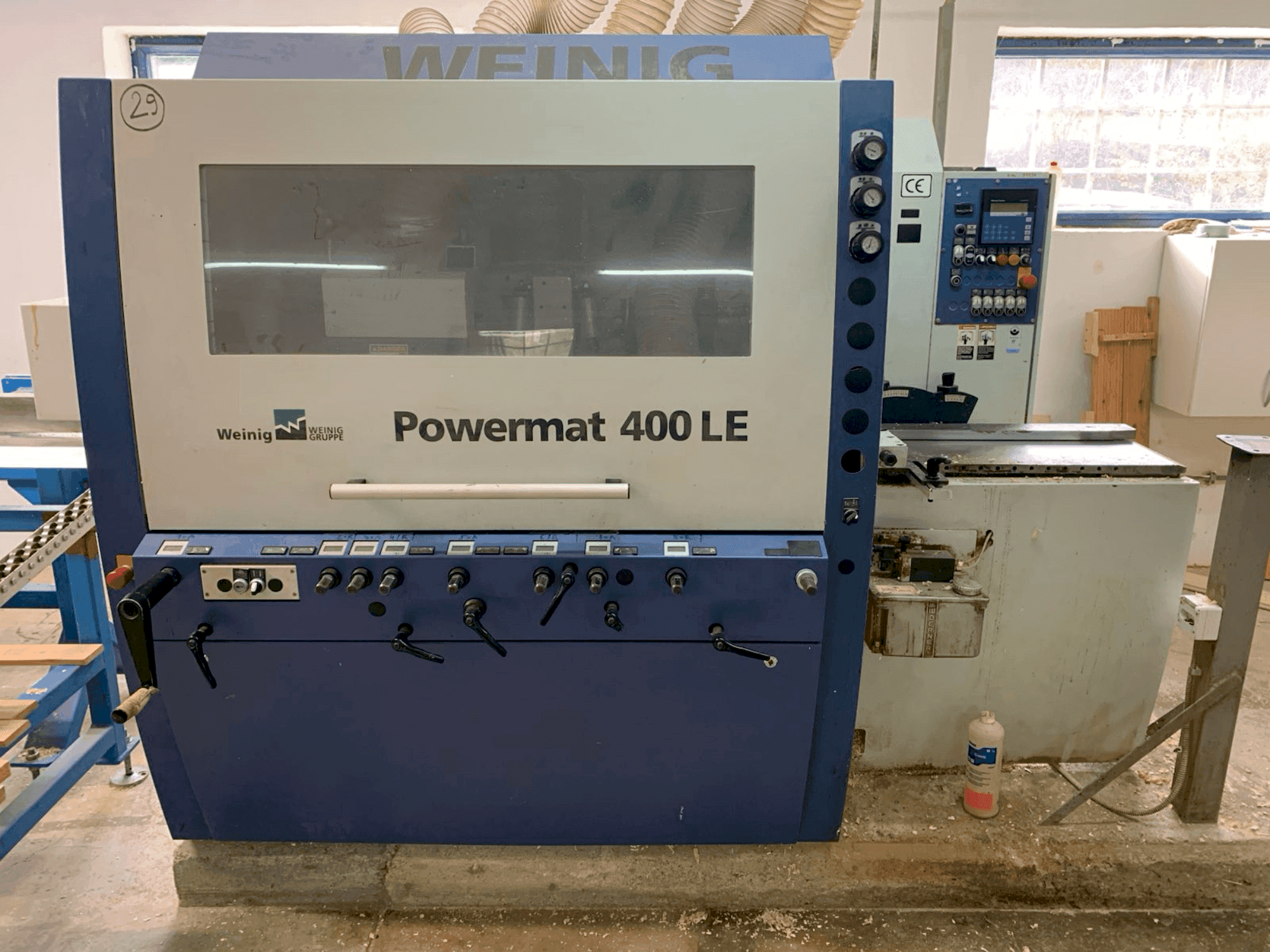 Front view of WEINIG / DIMTER POWERMAT 400LE  machine