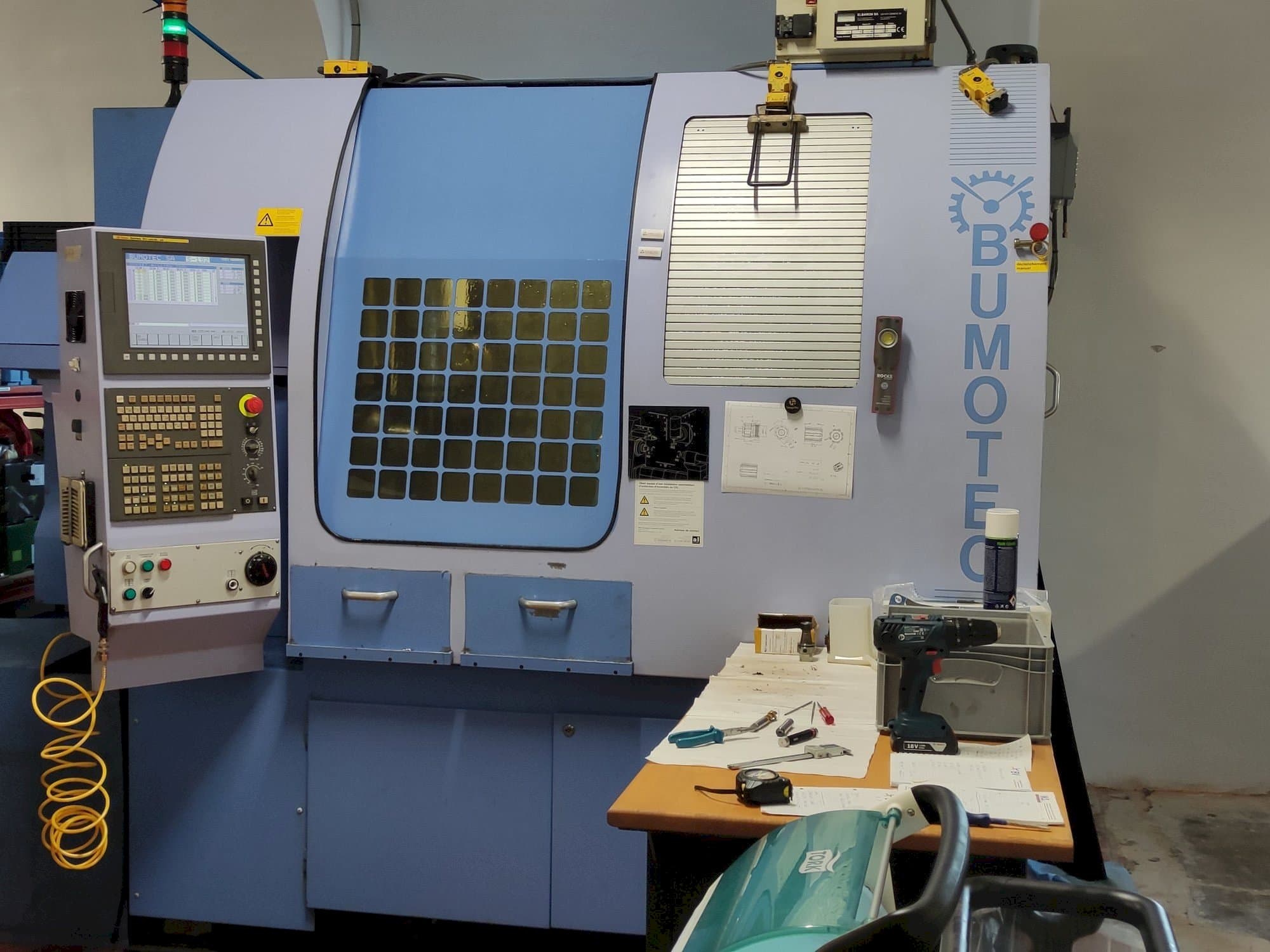 Front view of Bumotec S-192FT  machine