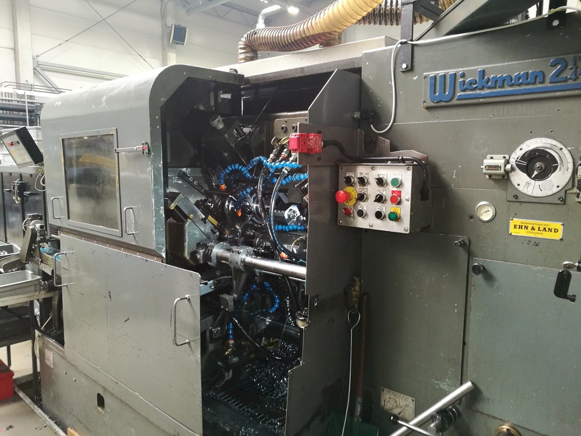 Front view of Wickman 2  1/4"-6  machine