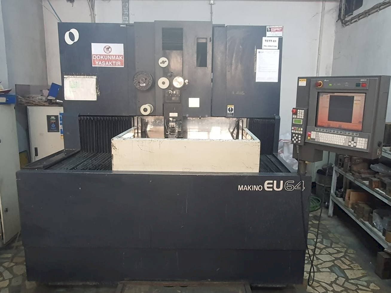Front view of Makino EU64  machine