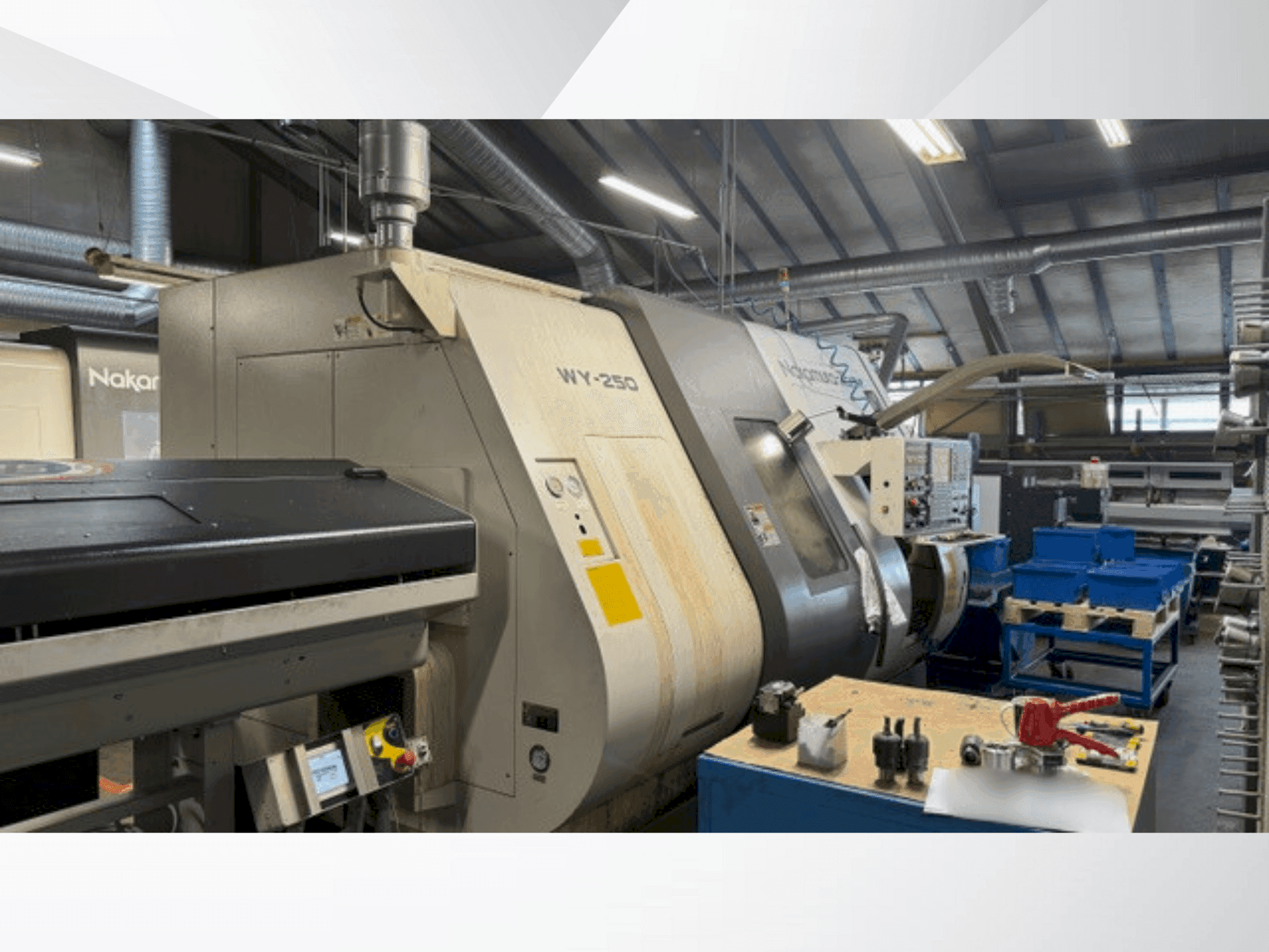 Front view of NAKAMURA-TOME WY-250  machine