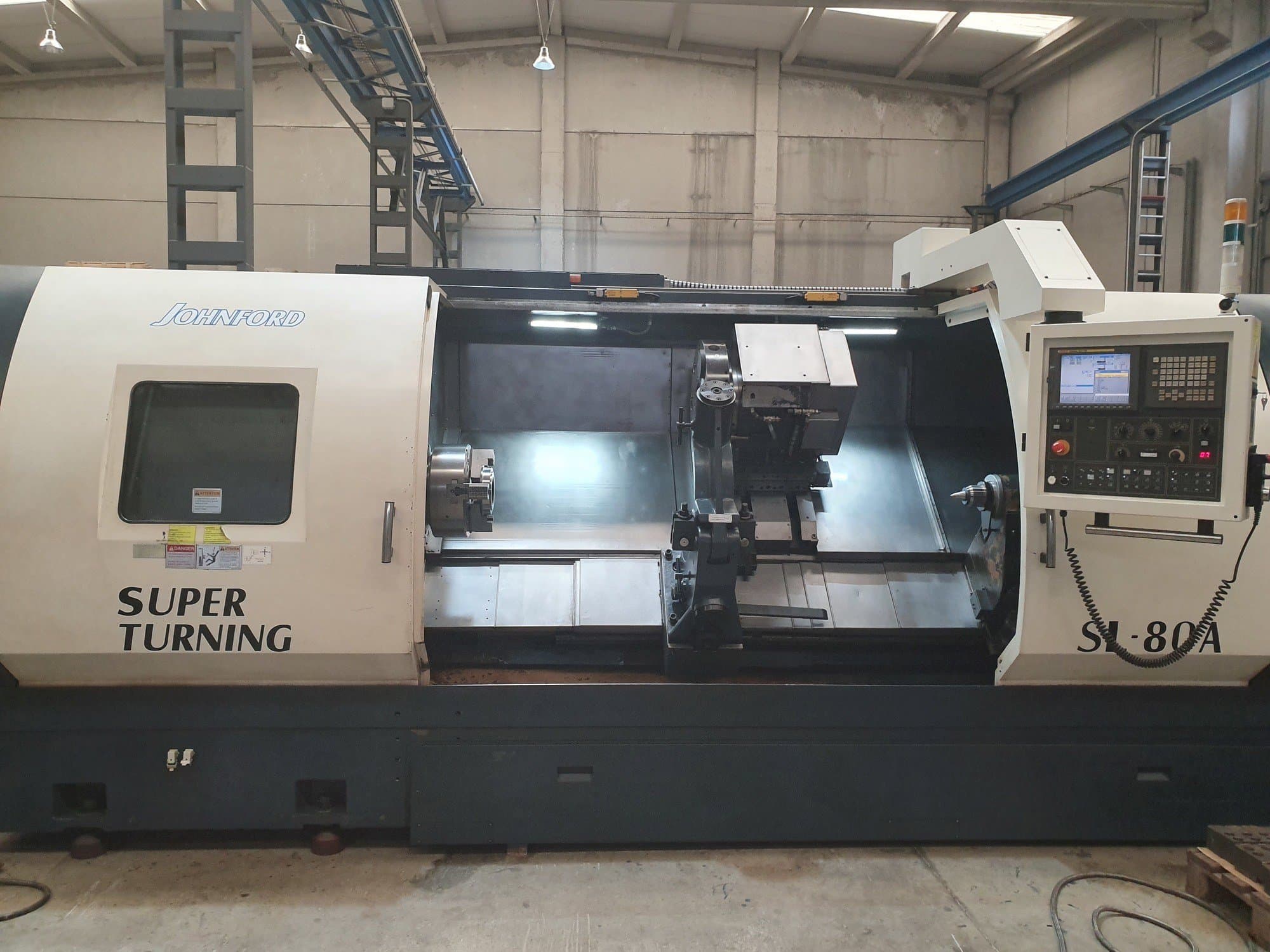 Front view of Johnford SL-80A  machine