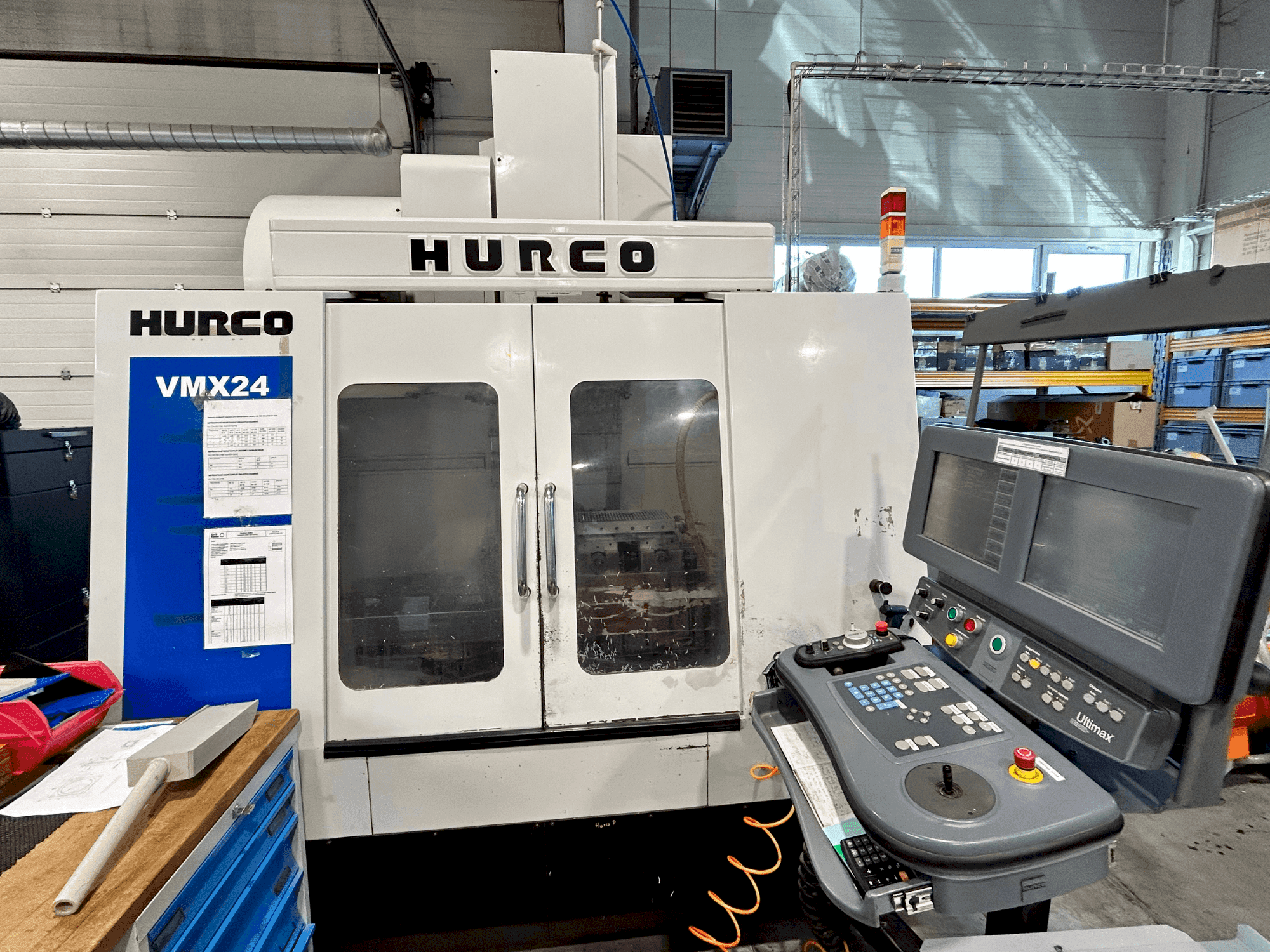Front view of Hurco VMX24  machine