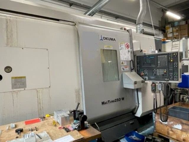 Front view of Okuma MACTURN 250W  machine