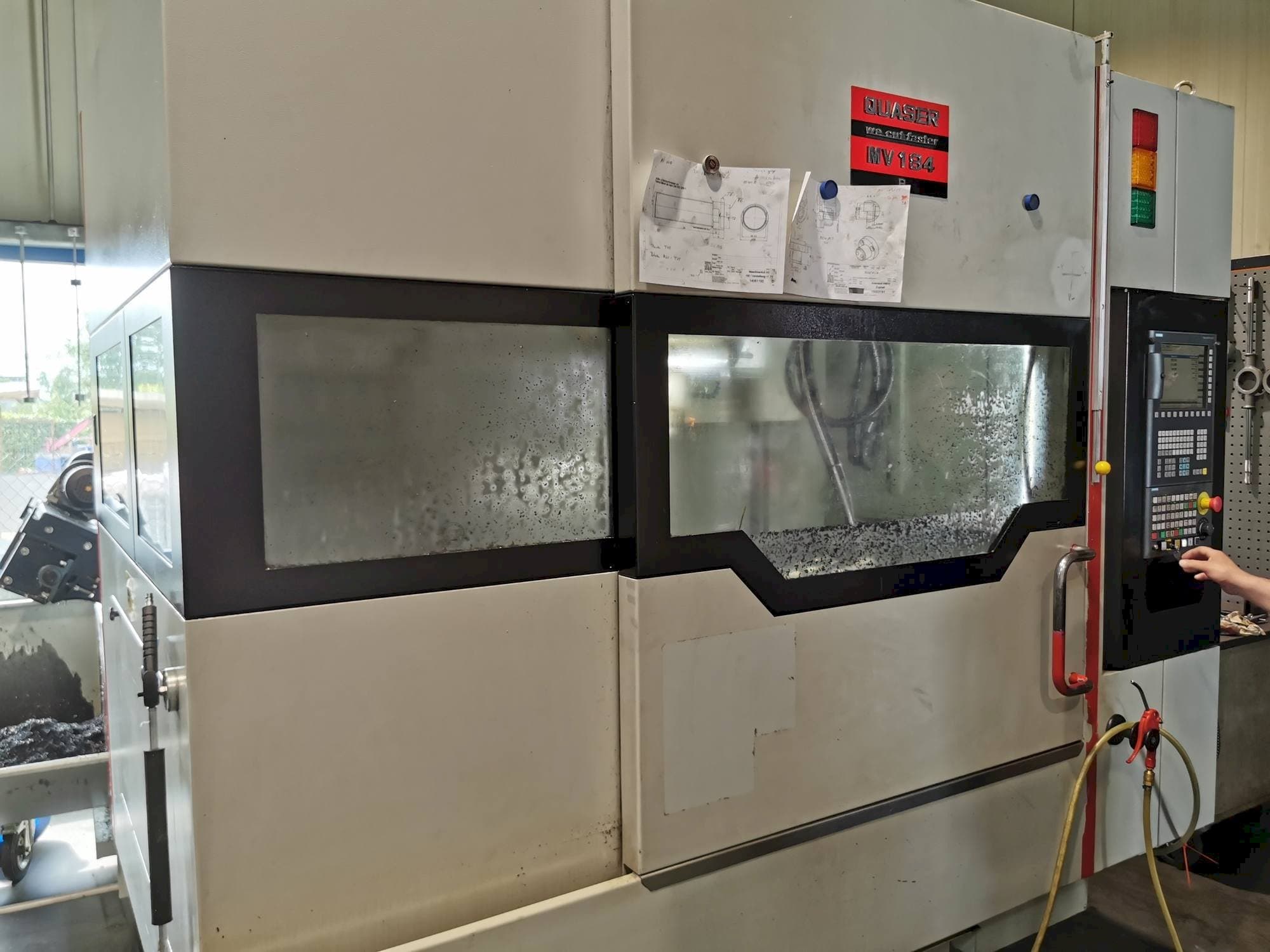 Front view of Quaser MV154APC/P12  machine