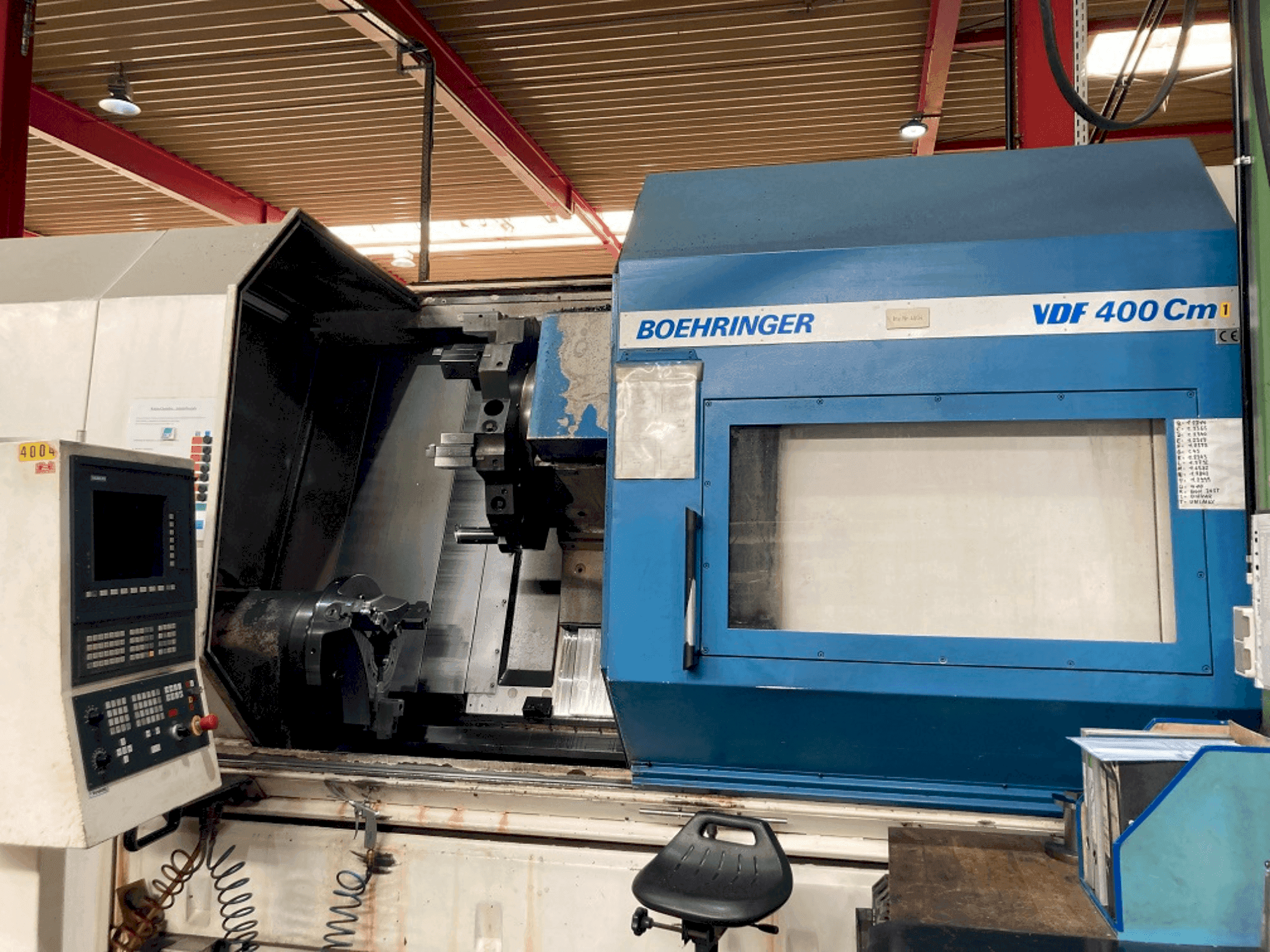 Front view of BOEHRINGER C400  machine