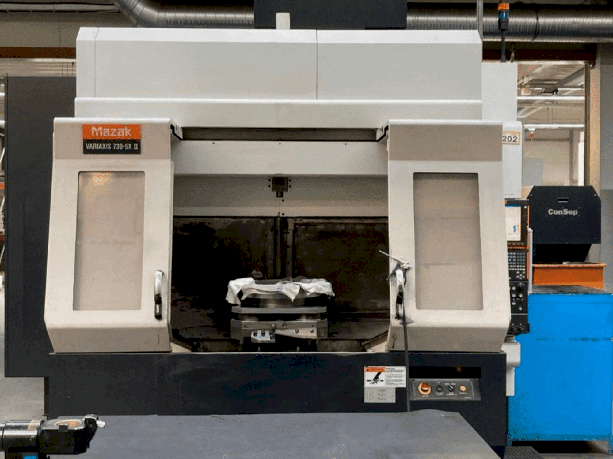Front view of Mazak VARIAXIS 730/5X II  machine