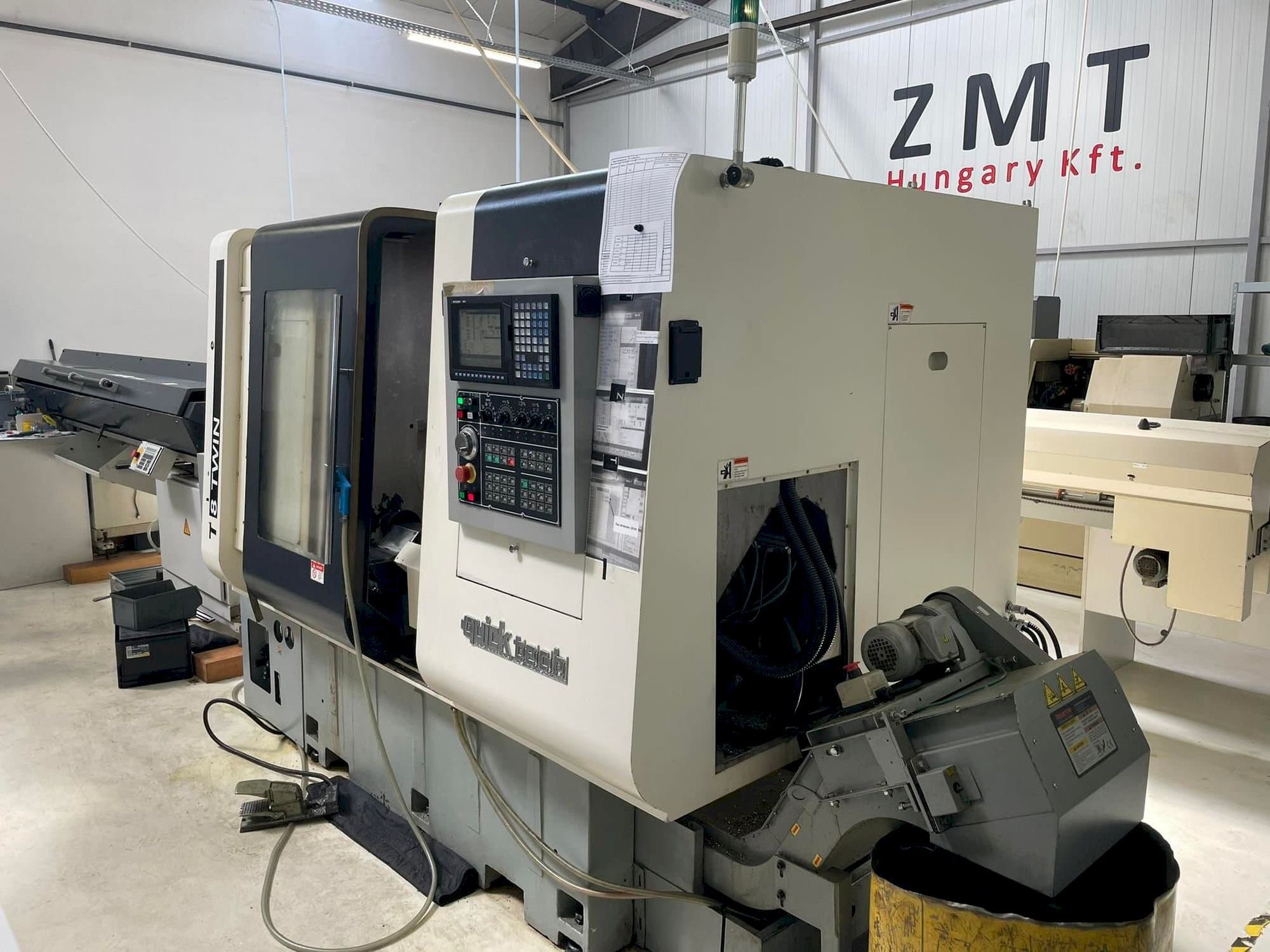 Front view of Quick-Tech T8 Twin  machine