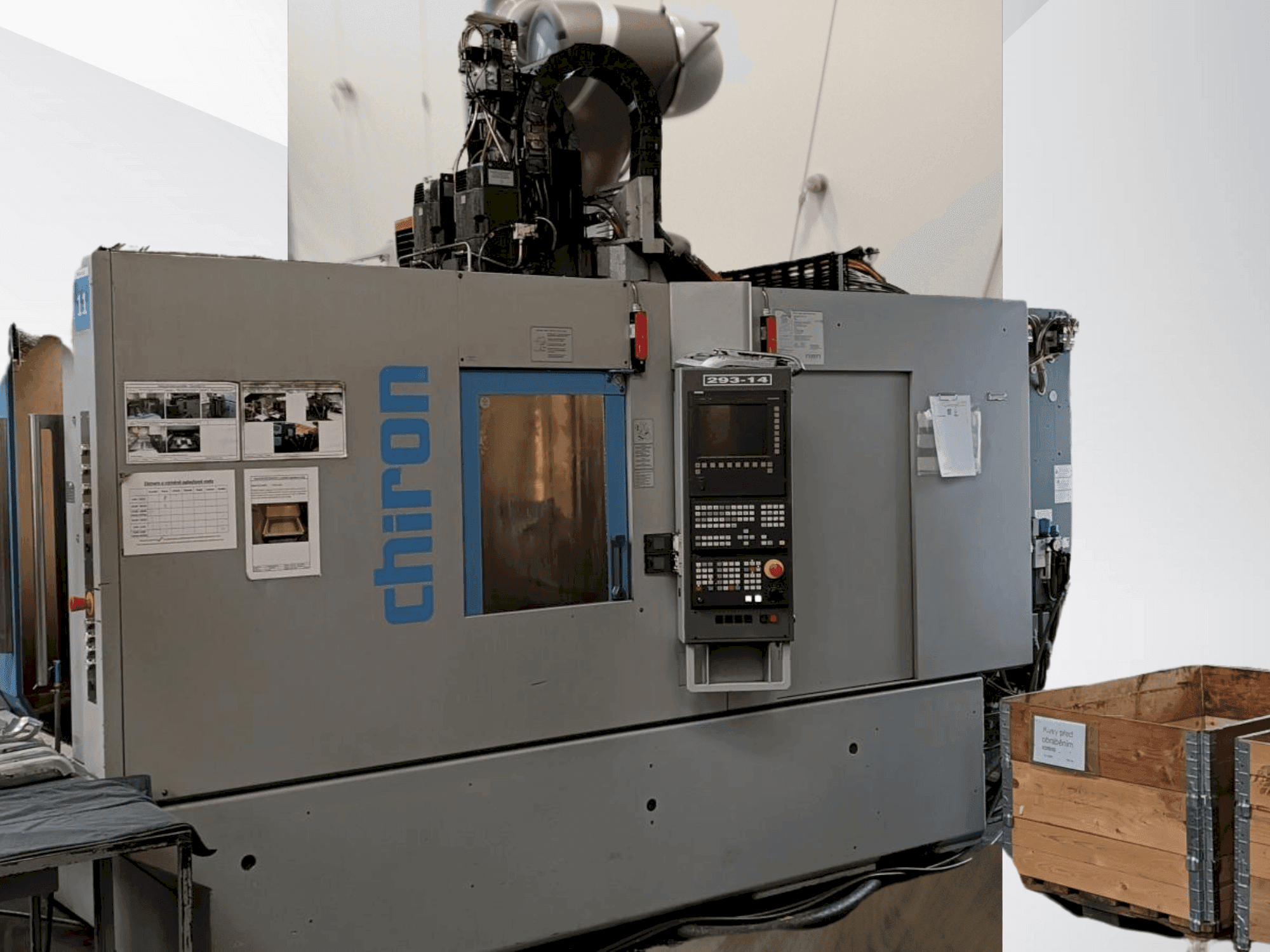 Front view of CHIRON DZ 15K WM  machine