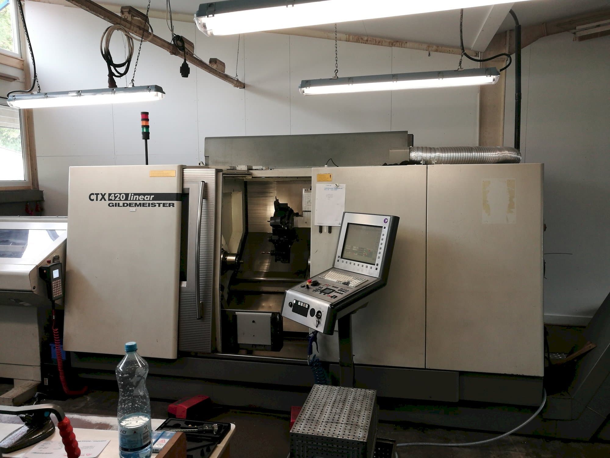 Front view of Gildemeister CTX 420 linear  machine