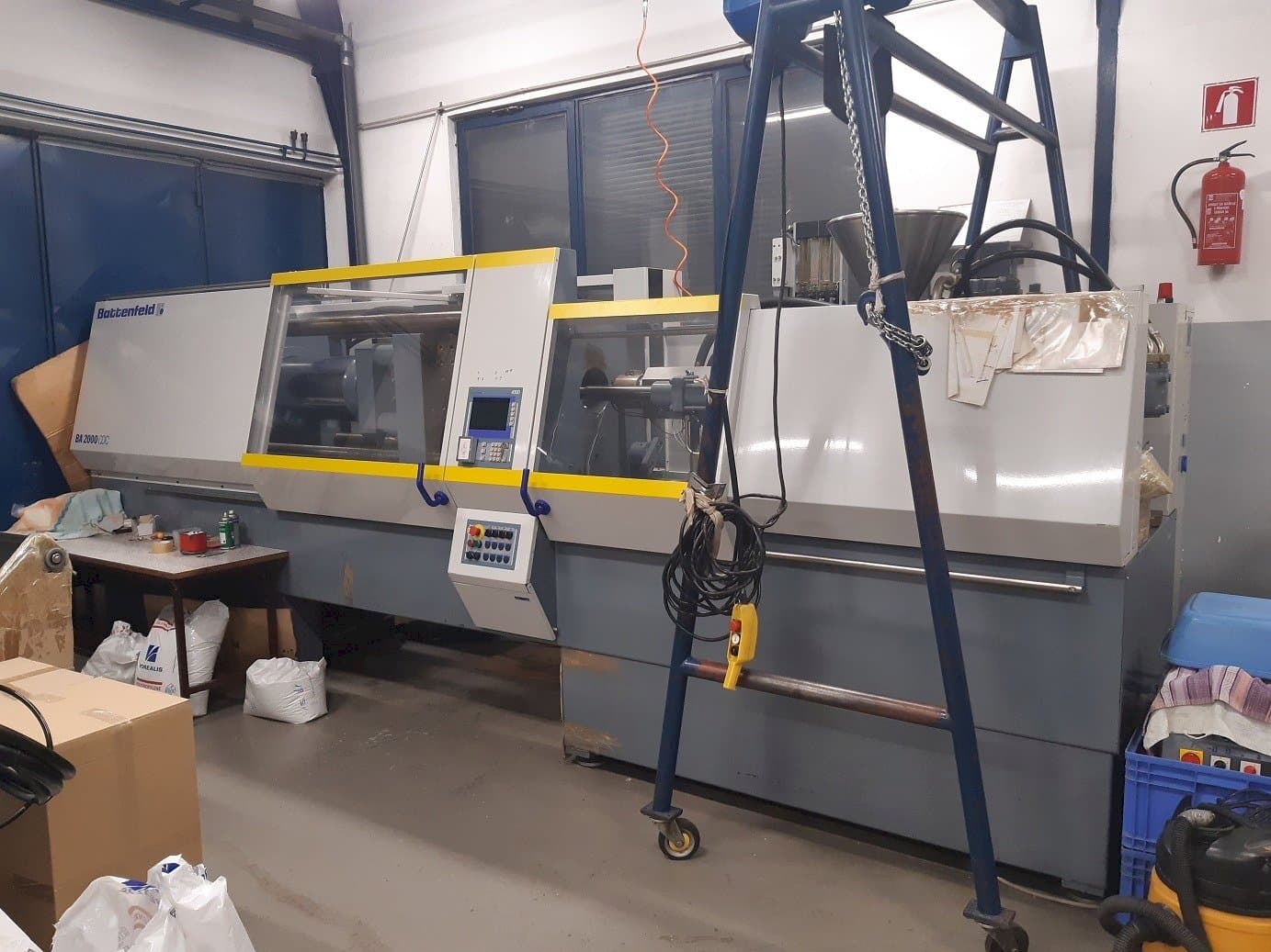 Front view of Battenfeld BA 2000/1000 CDC  machine