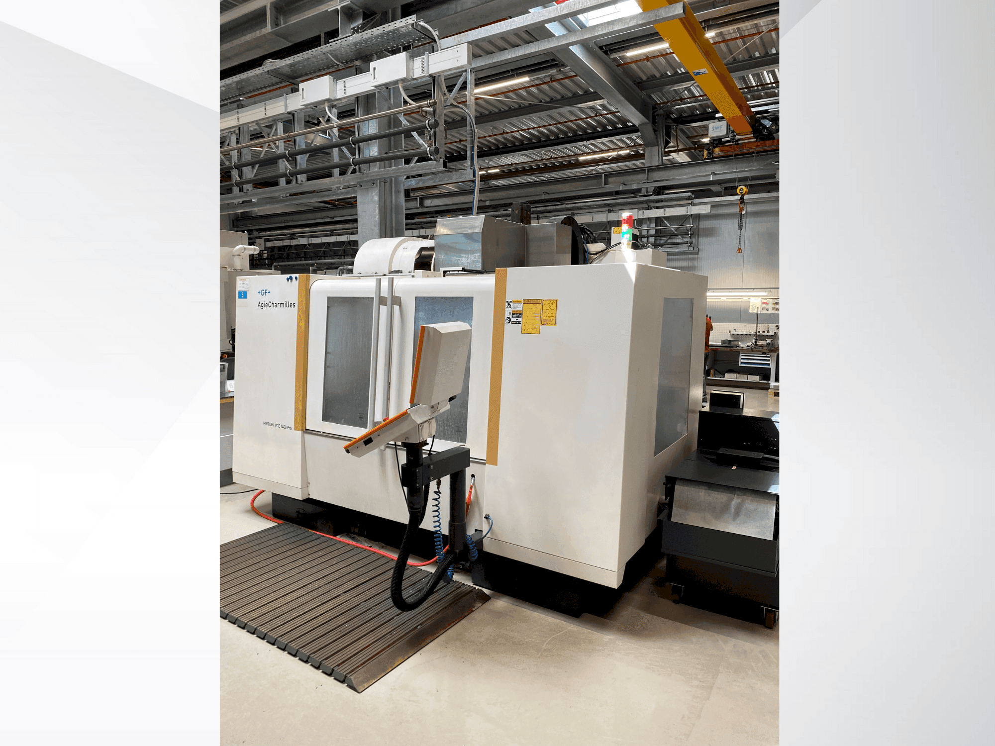 Front view of +GF+ AgieCharmilles MIKRON VCE 1400 PRO  (2012)  machine