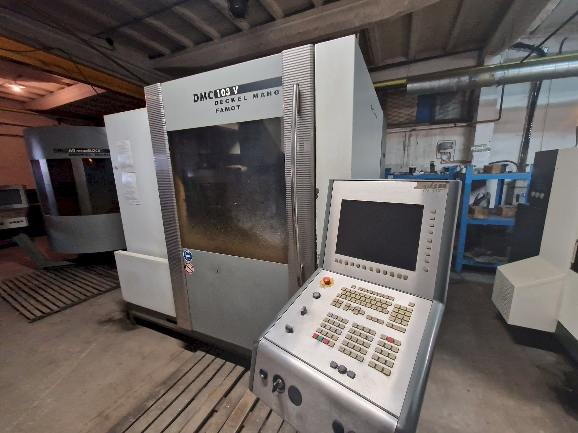 Front view of DMG DMC 103V  machine