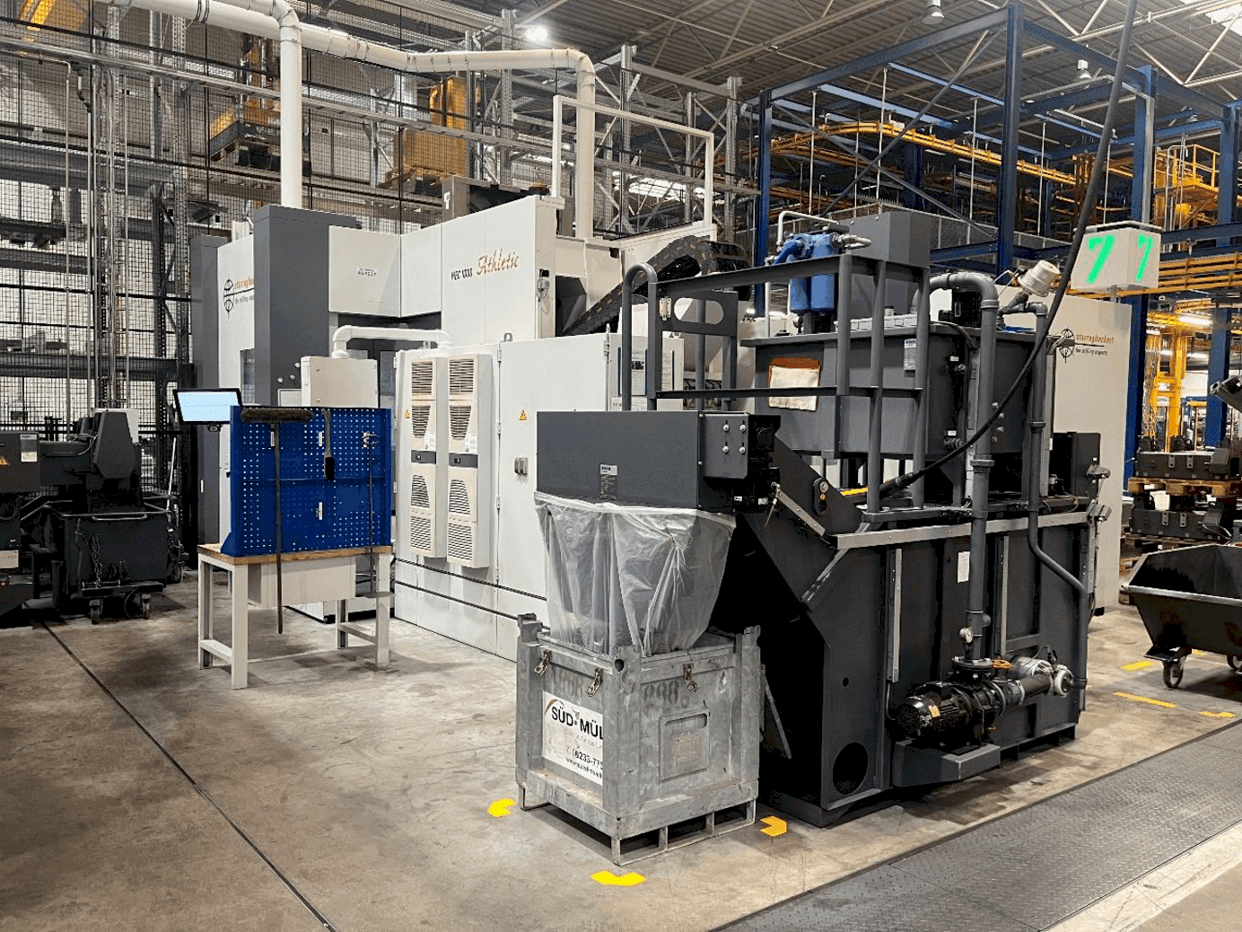 Right side view of Heckert HEC 1000  machine