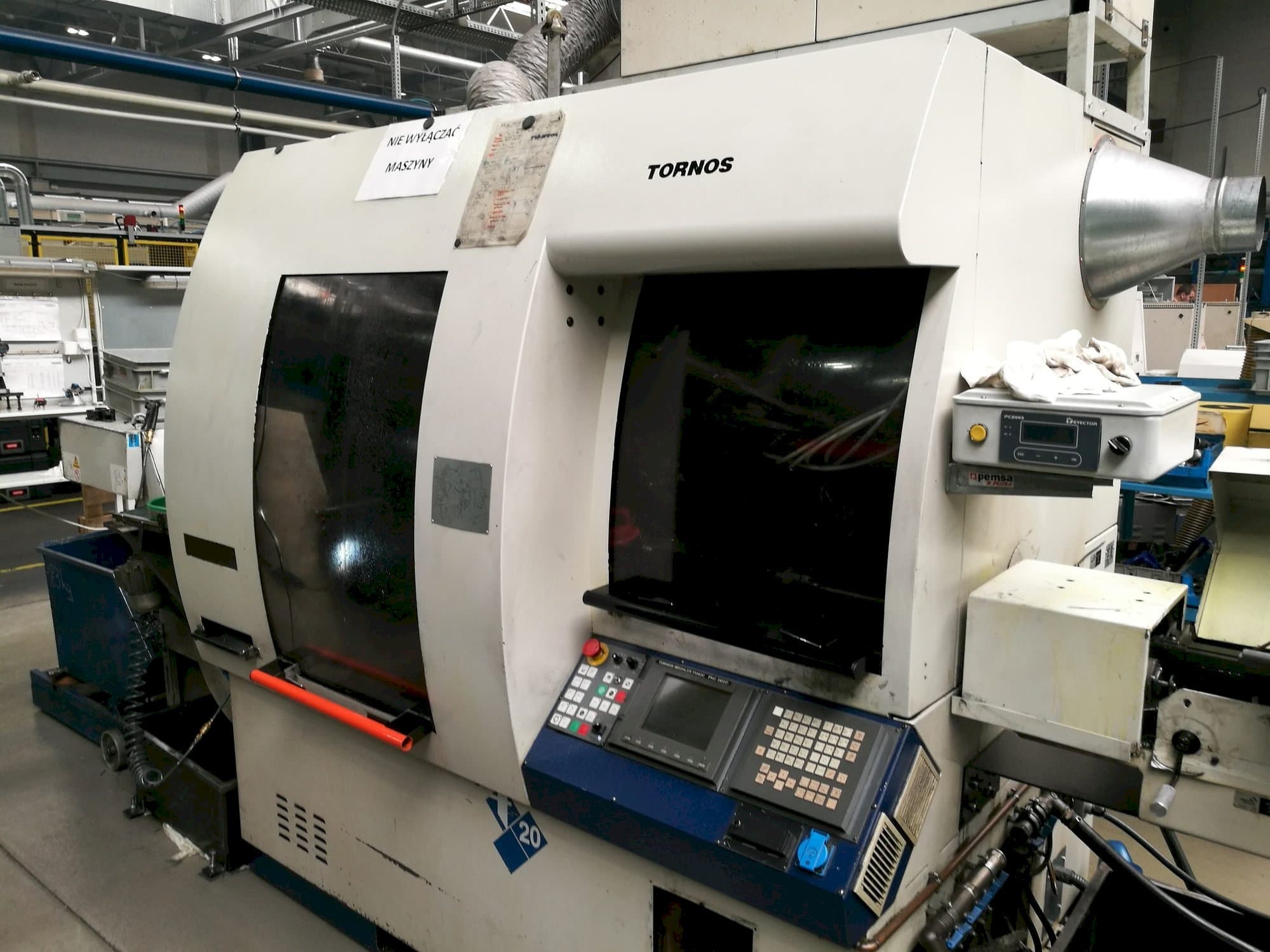 Front view of Tornos Deco-2000/20  machine