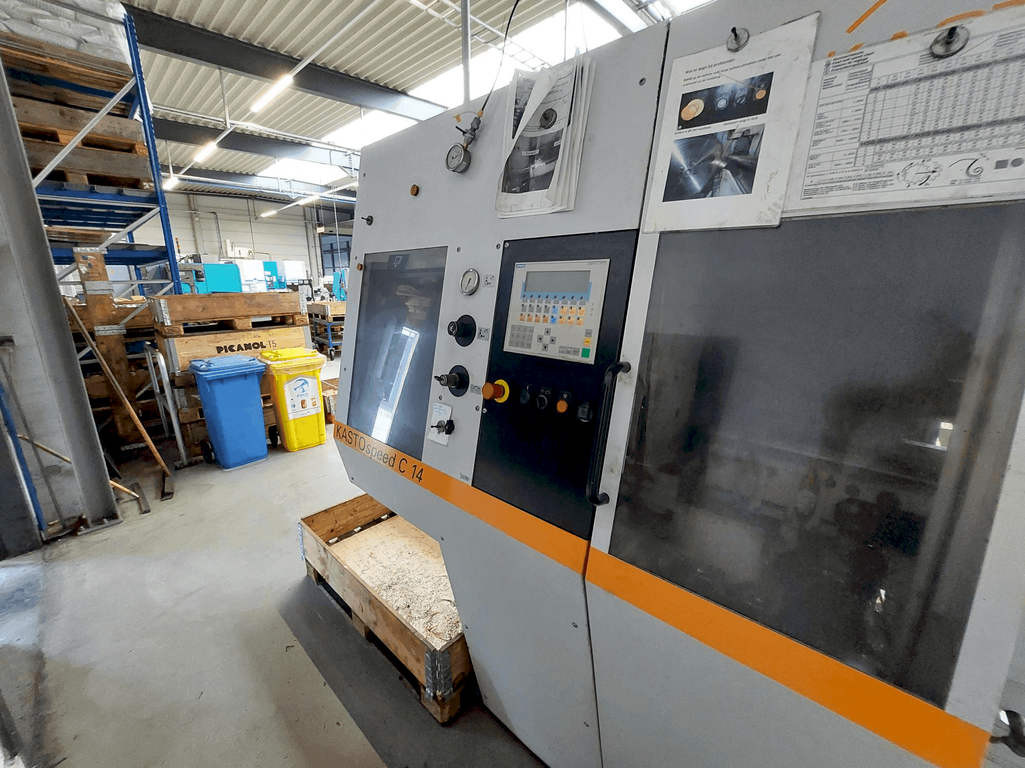 Front view of KASTO speed C 14  machine